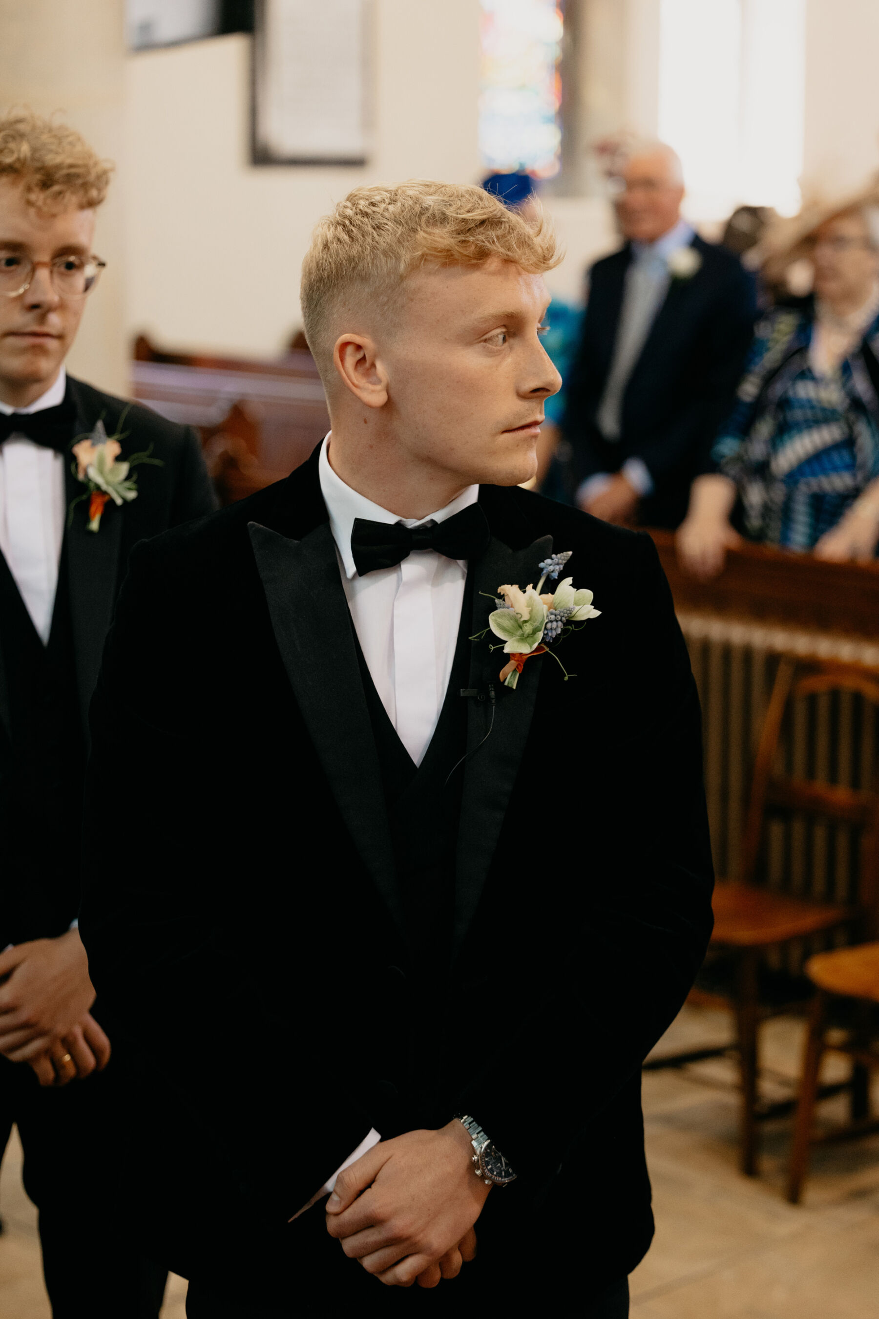 Emily in Eva Lendel For Her Elegant Modern Wedding at The Magheramorne Estate 17 44 Magheramorne Estate wedding Eva Lendel bride