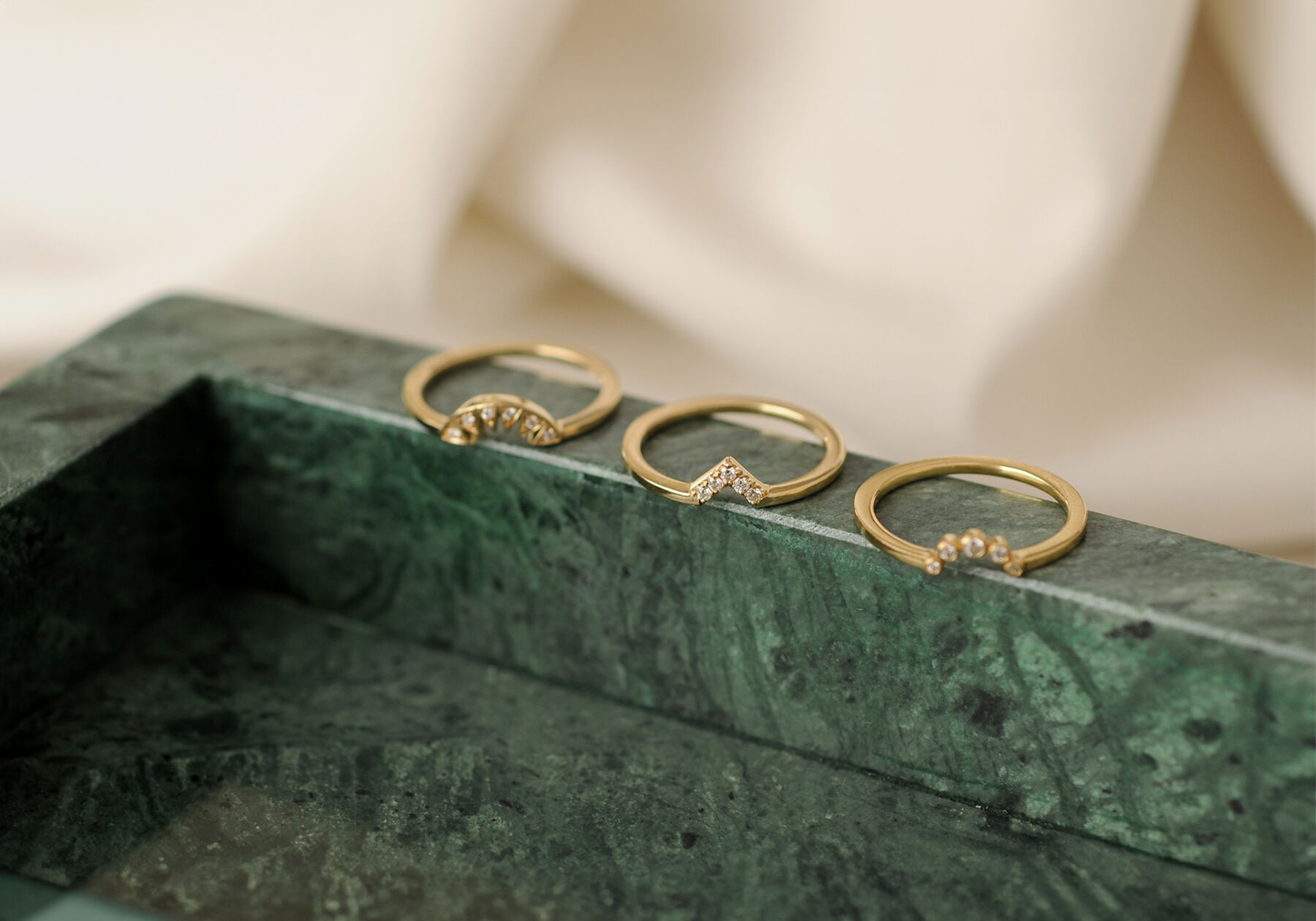 Introducing Flora Bhattachary Wedding Rings, Engagement Rings & Fine Jewellery 6 Flora Bhattachary Diamond Nesting Rings