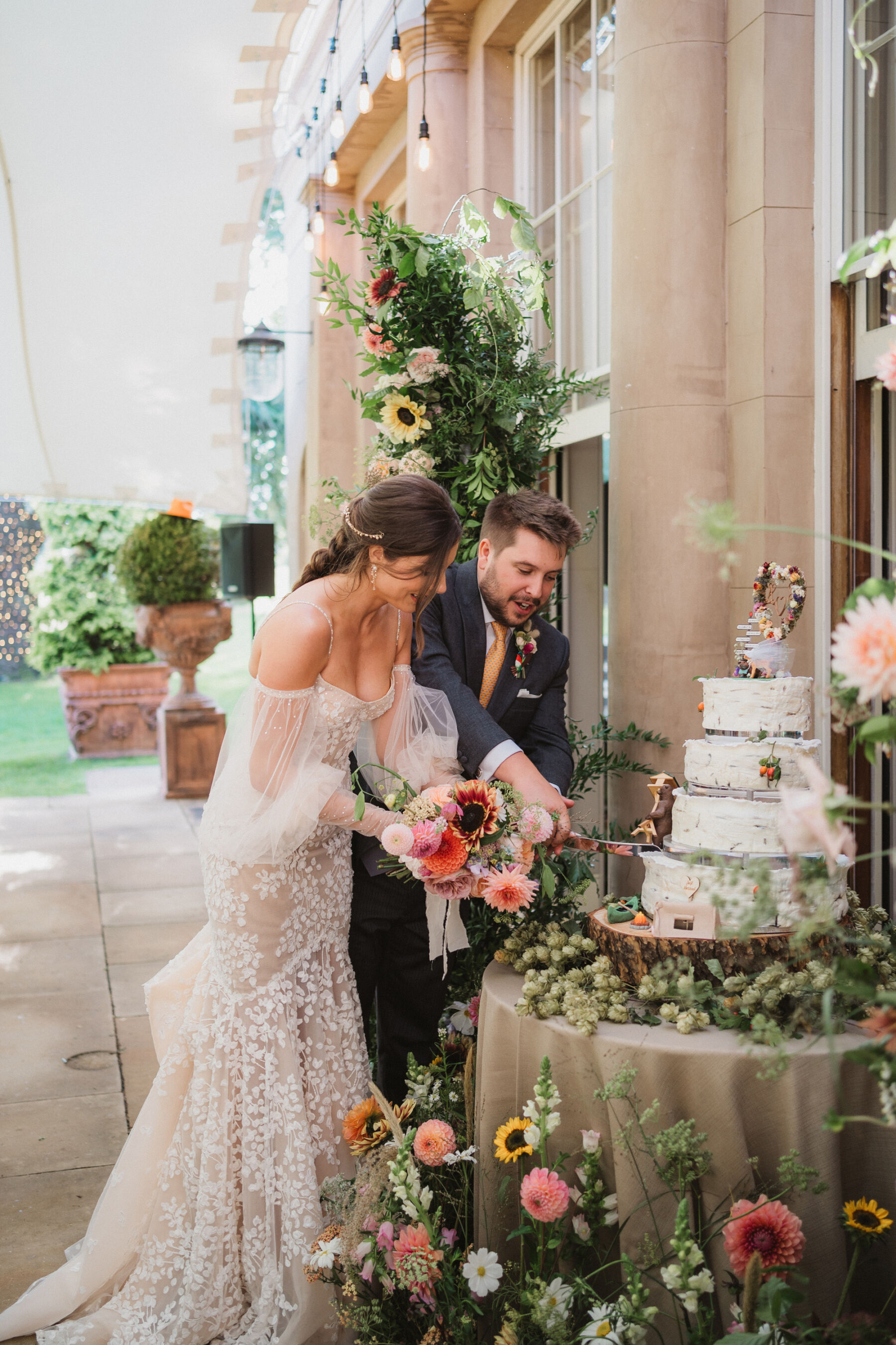 Sydney in Galia Lahav for her Wilderness Reserve Wedding in Suffolk, Inspired by the English Countryside 31 102 Wilderness Reserve Wedding