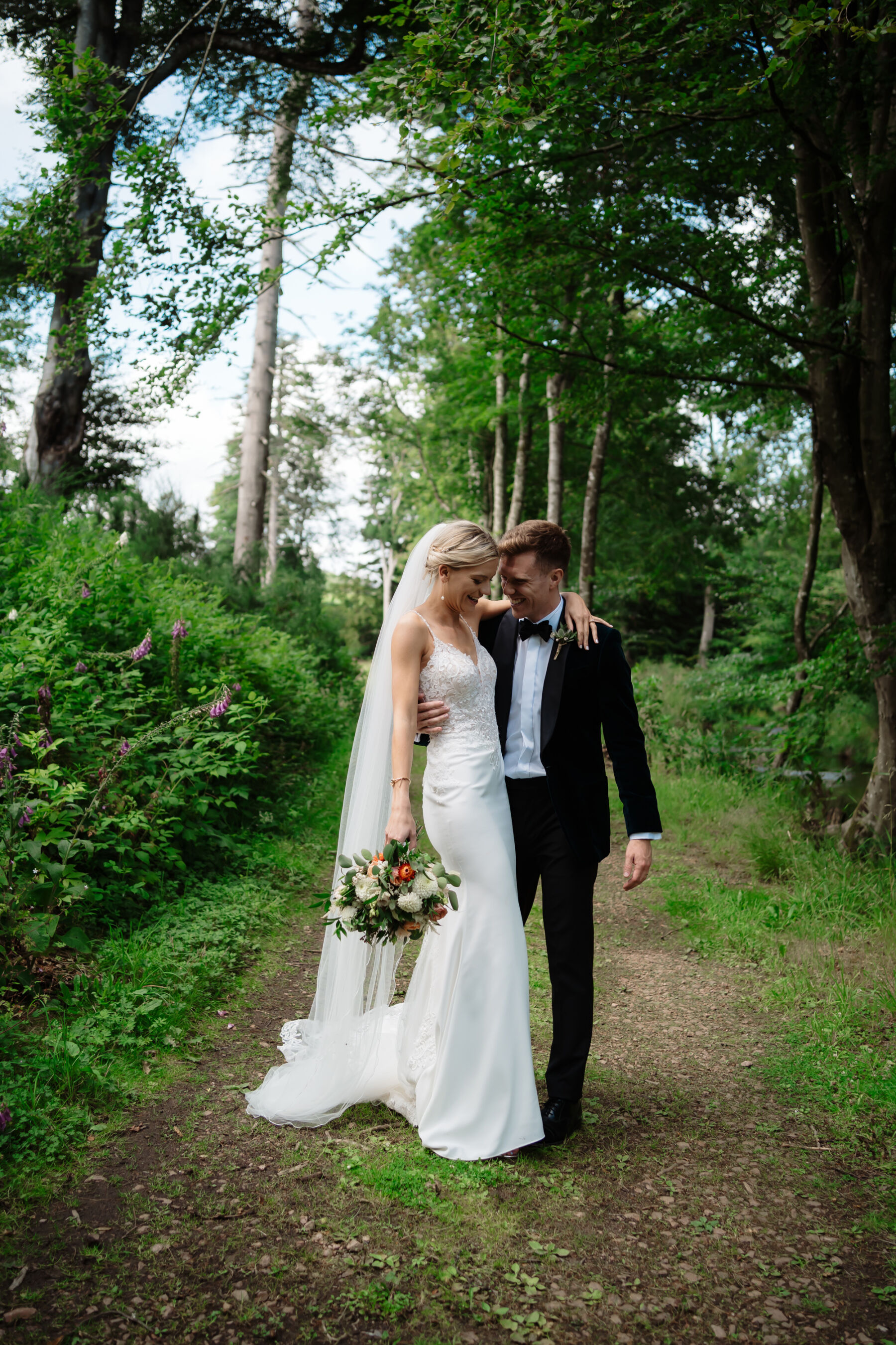 Emily in Rosa Clara for her Romantic & Elegant July Wedding at Cluny Castle 29 Cluny Castle Wedding 1062