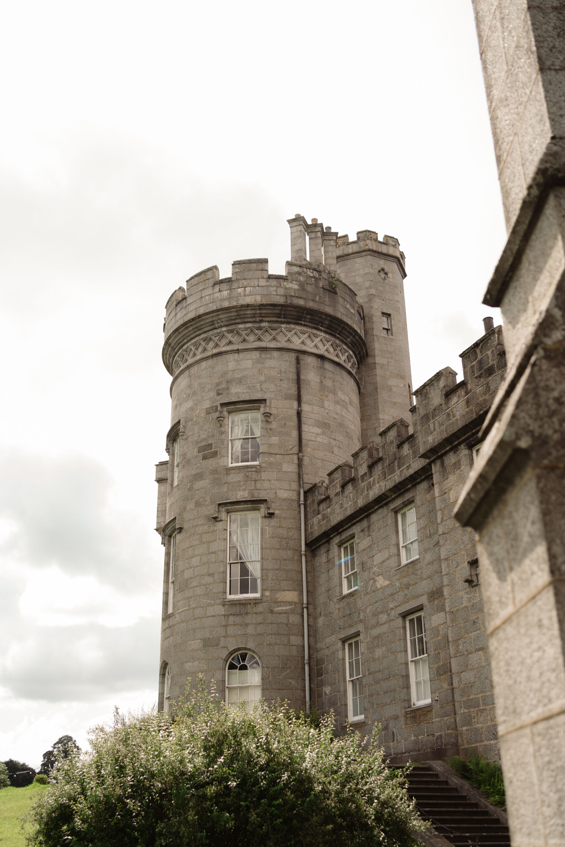 Emily in Rosa Clara for her Romantic & Elegant July Wedding at Cluny Castle 15 Cluny Castle in Aberdeenshire, Scotland