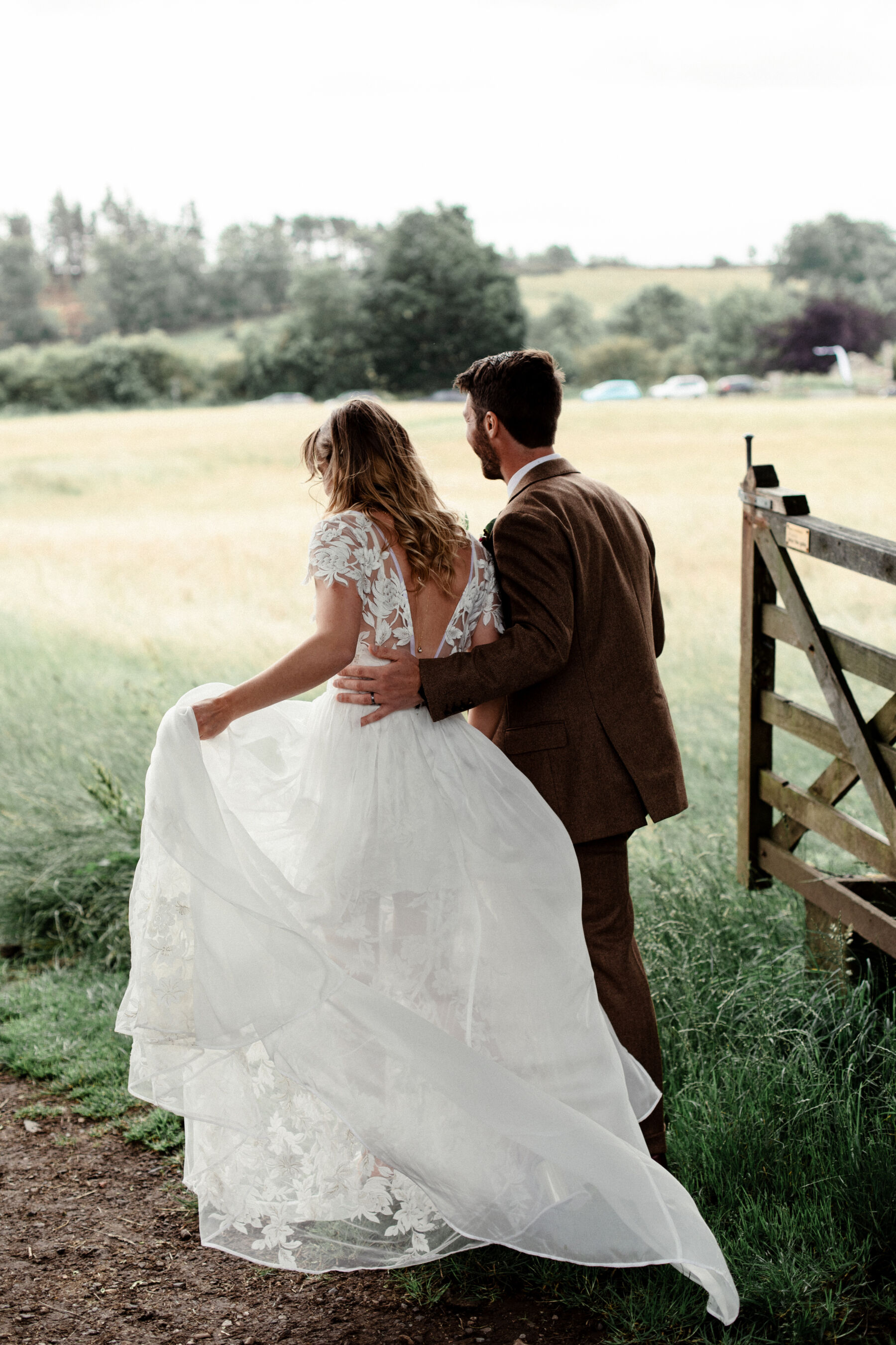 A Summer Yurt Wedding at The Bride’s Parent’s Home in Northumberland