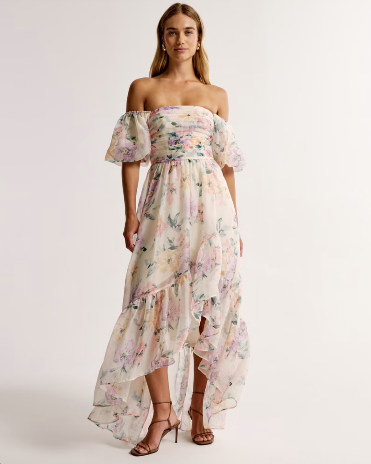 Emerson Off-The-Shoulder Drama Maxi Dress