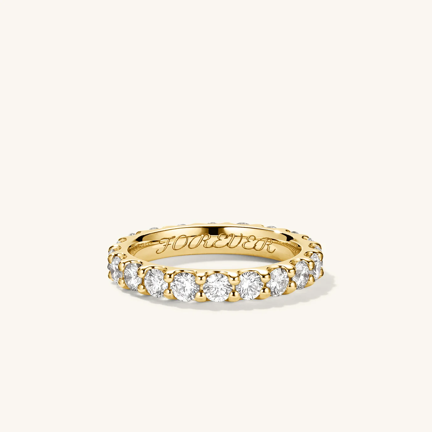 3mm Bold Diamond Eternity Band
