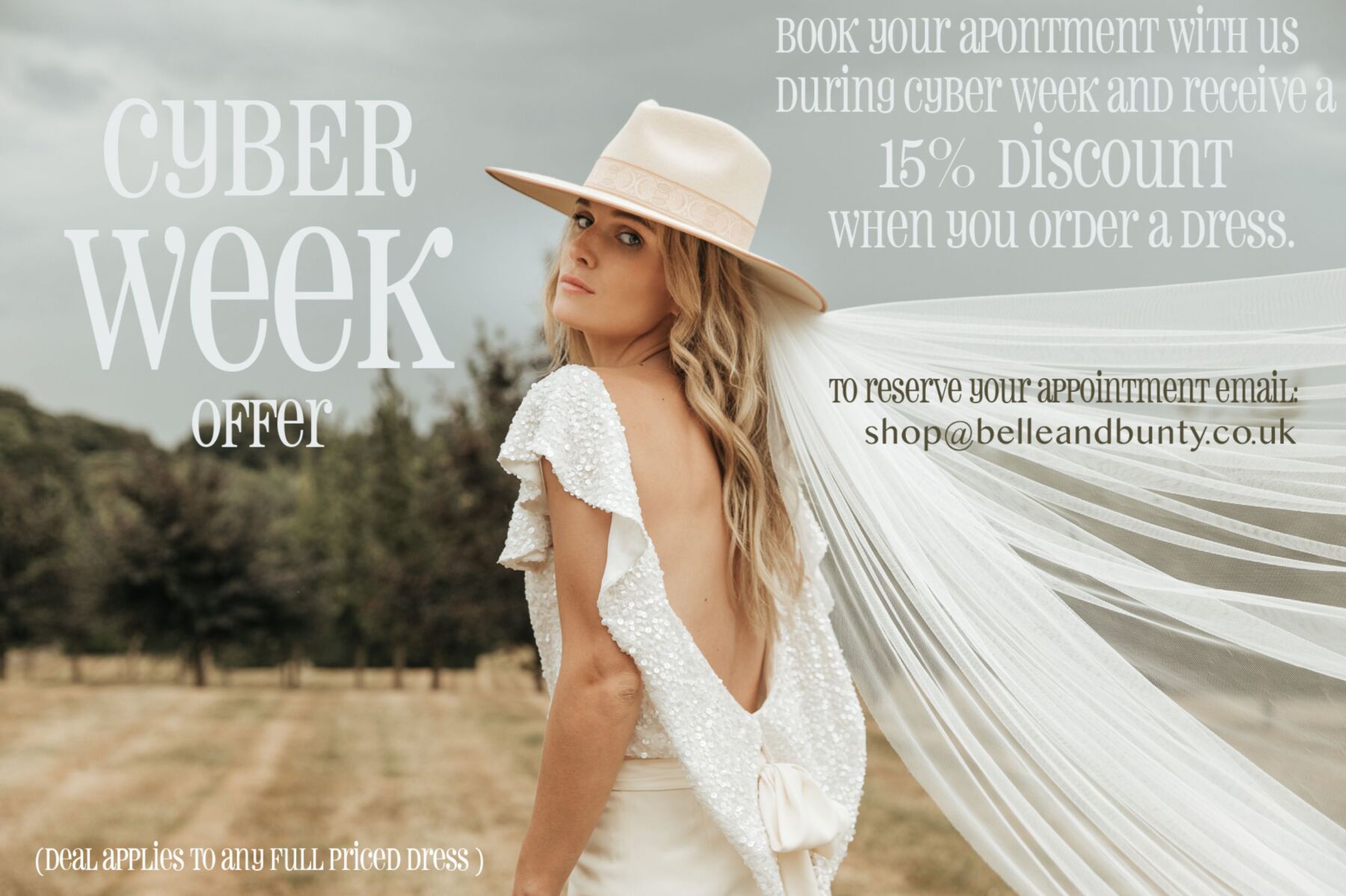 Black Friday & Cyber Week Savings From Love My Dress Recommended Vendors 26 Belle Bunty Black Friday 2024