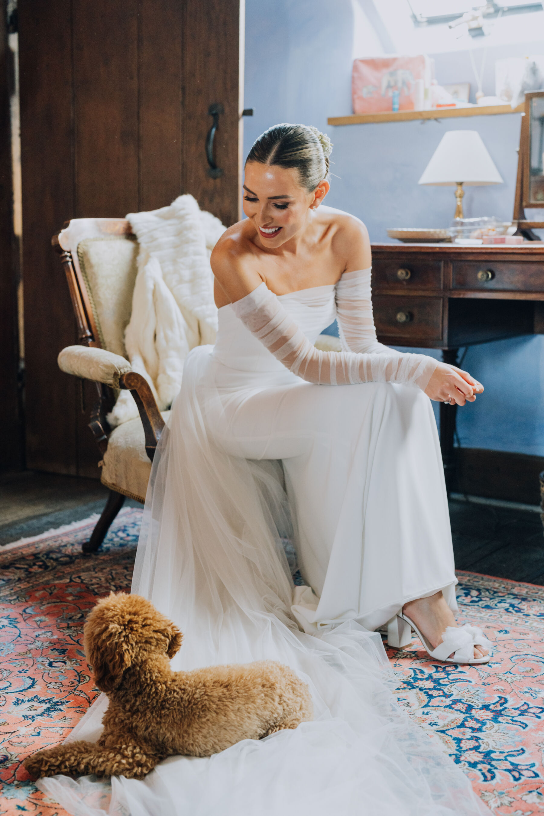 Hannah & Simon's Elegant English Country Garden Marquee Wedding with a Chosen by Kyha Gown 9 Chosen by Kyha bride marquee wedding 37