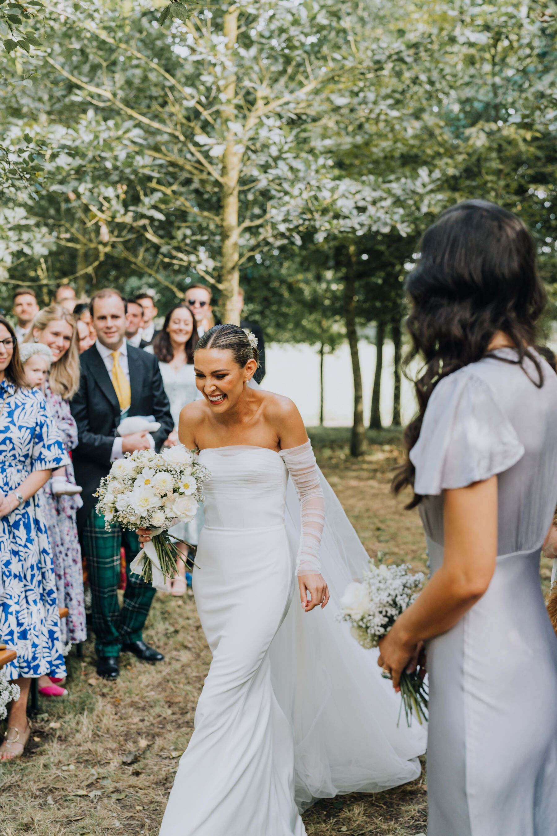 Hannah & Simon's Elegant English Country Garden Marquee Wedding with a Chosen by Kyha Gown 17 Chosen by Kyha bride marquee wedding 46