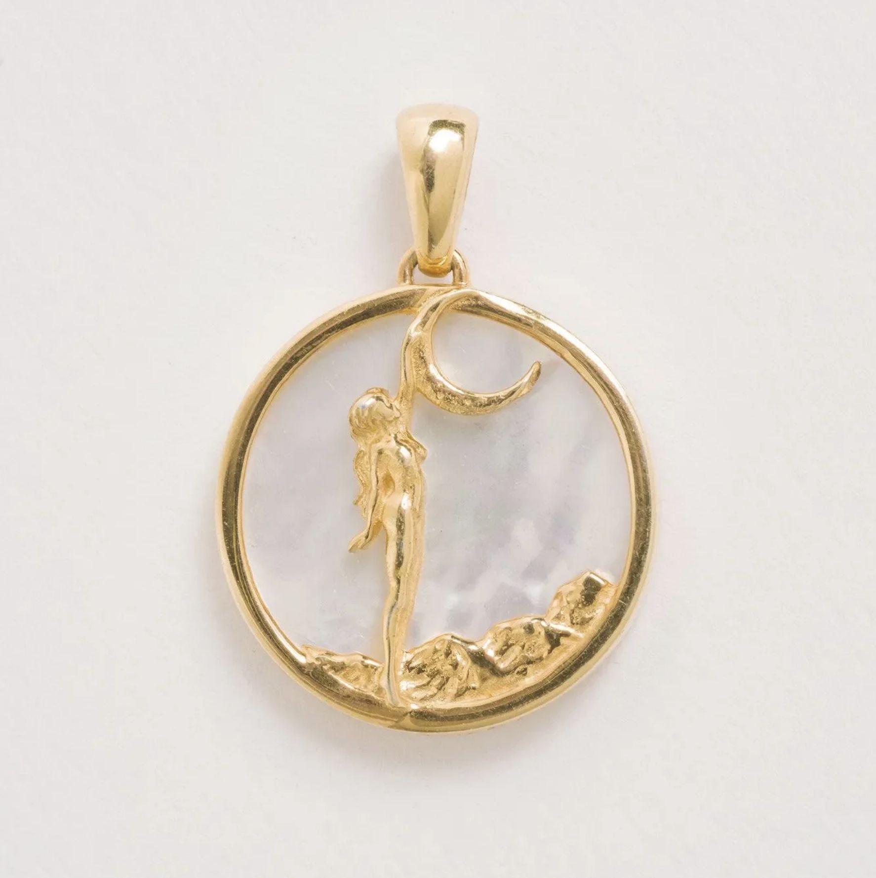 Virgo Gold Zodiac Pendant
