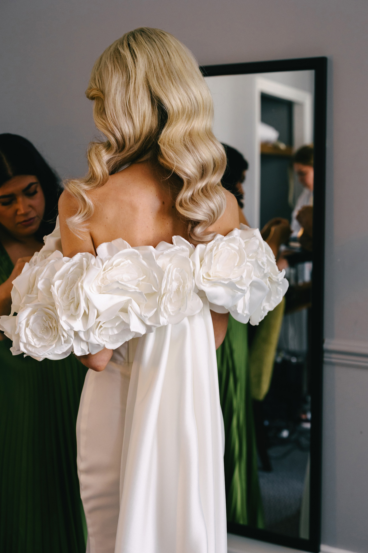 Camilla Wore Eva Lendel for Her Colourful Wedding Inspired by Artist Luke Howard Hall 6 Camilla Jaime LMD 0018 1