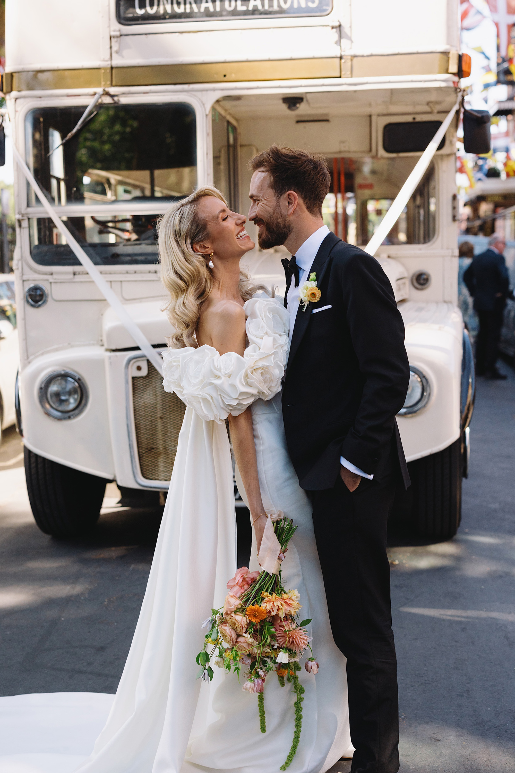 Camilla Wore Eva Lendel for Her Colourful Wedding Inspired by Artist Luke Howard Hall 24 Camilla Jaime LMD 0069