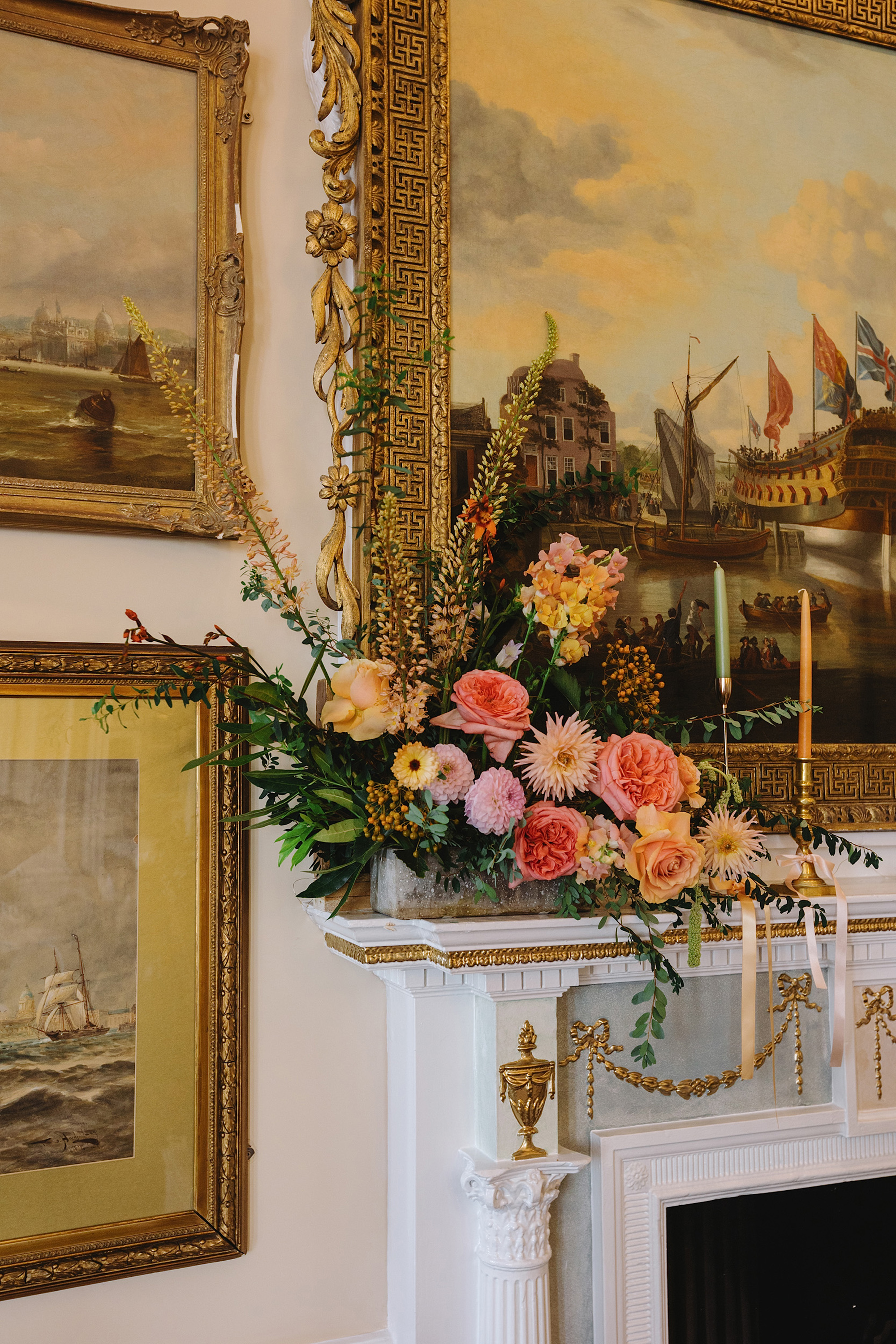 Camilla Wore Eva Lendel for Her Colourful Wedding Inspired by Artist Luke Howard Hall 28 Camilla Jaime LMD 0100