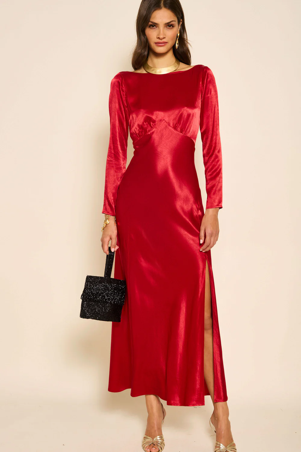 Devina Satin Gown
