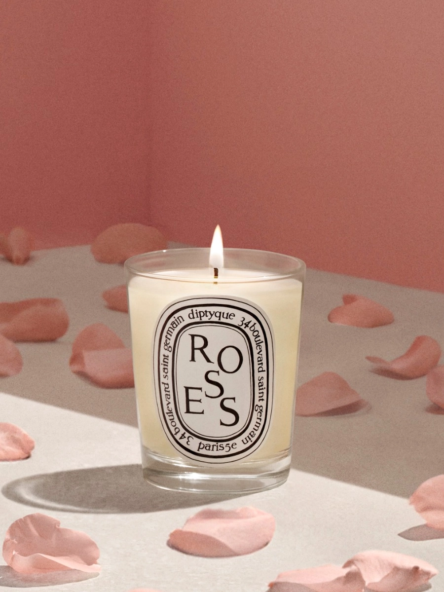 Diptyque Roses Classic Candle - Shop by Brand Diptyque Roses Classic Candle