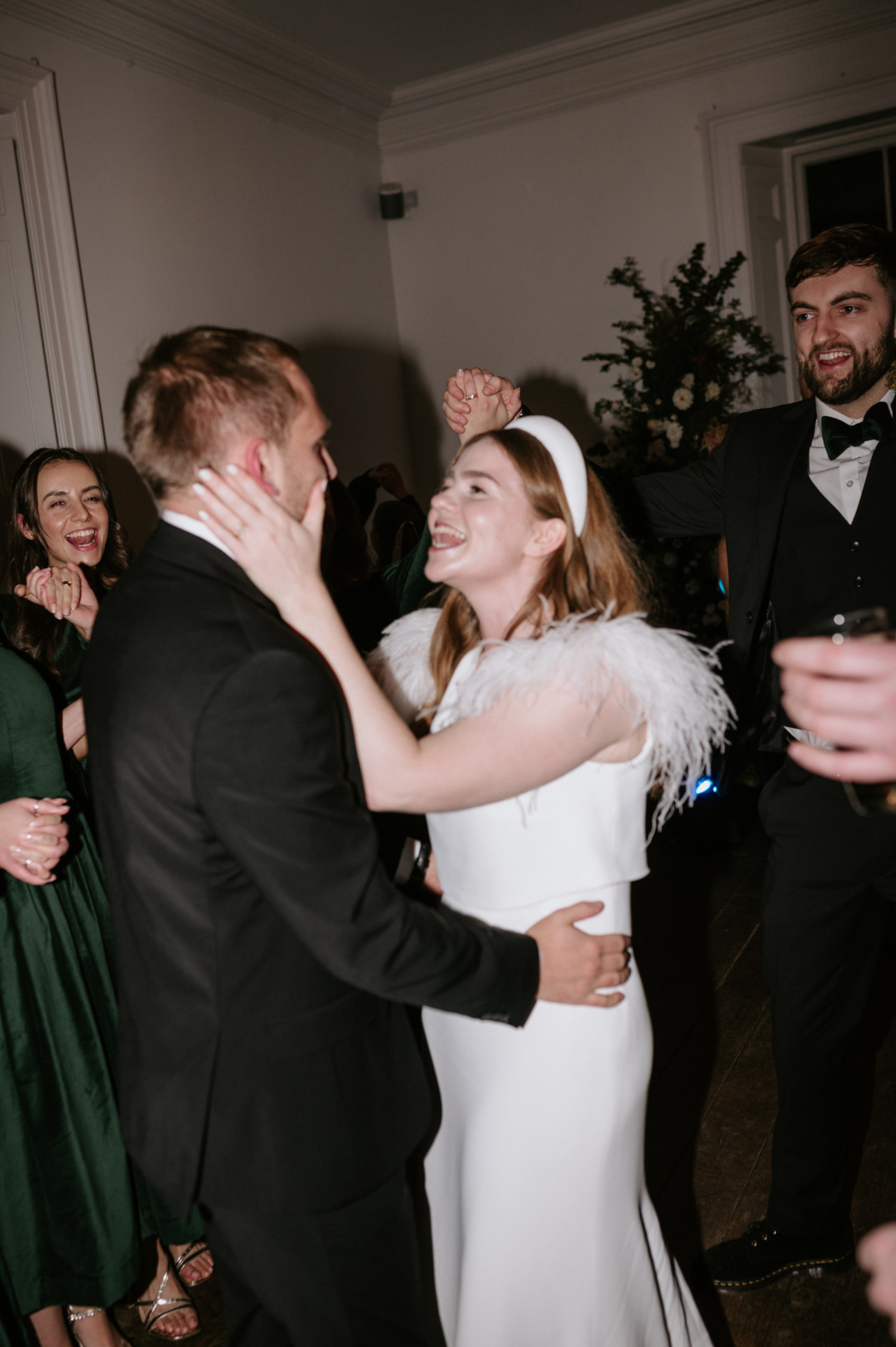 Phoebe in Jesus Peiro for her Elegant November Wedding at Aswarby Rectory 42 Aswarby Rectory Wedding 14