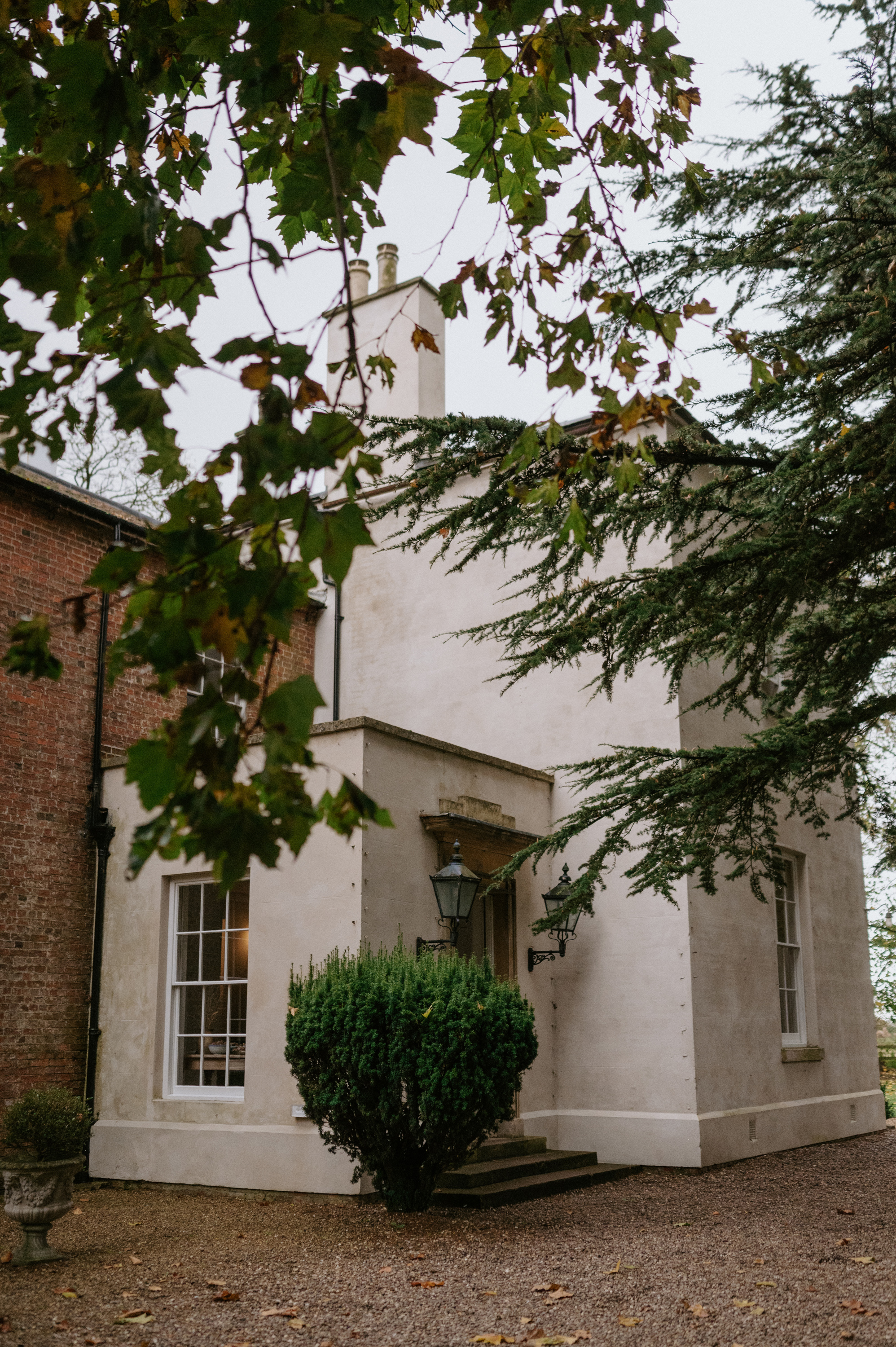Phoebe in Jesus Peiro for her Elegant November Wedding at Aswarby Rectory 13 Aswarby Rectory wedding venue in Lincolnshire.