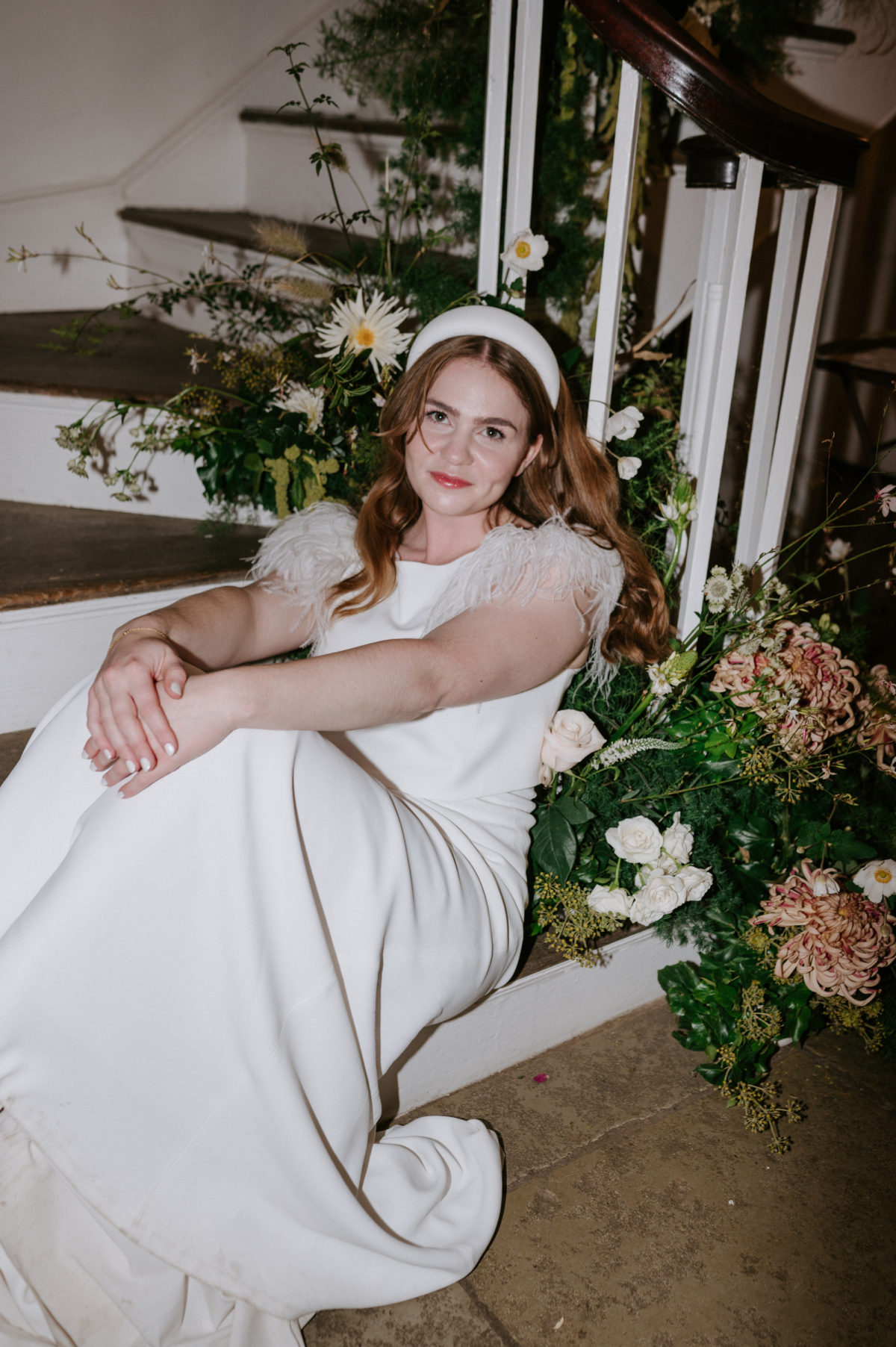 Phoebe in Jesus Peiro for her Elegant November Wedding at Aswarby Rectory 49 Aswarby Rectory Wedding 21