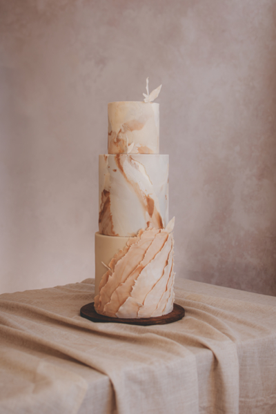 Copper Rose Wedding Cakes, Perthshire Scotland