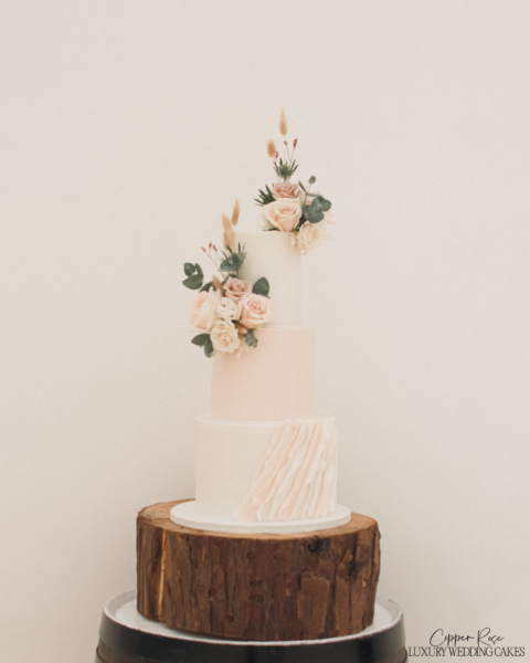 Copper Rose Wedding Cakes, Perthshire Scotland