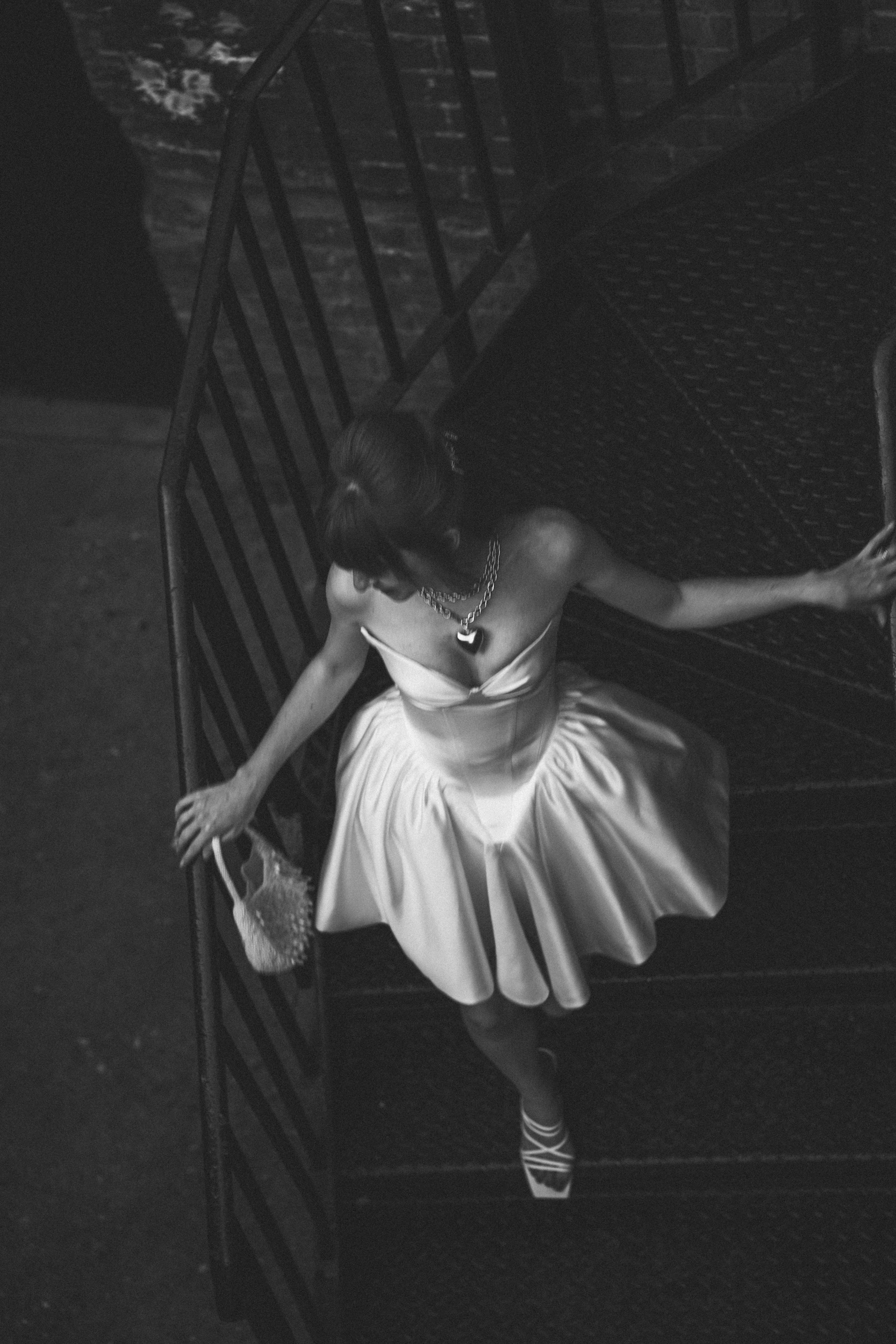 A Speakeasy-Inspired Loft Wedding For Bride Jo in Jacquemus 35 Jacquemus Wedding Dress The Loft Studios 126 1