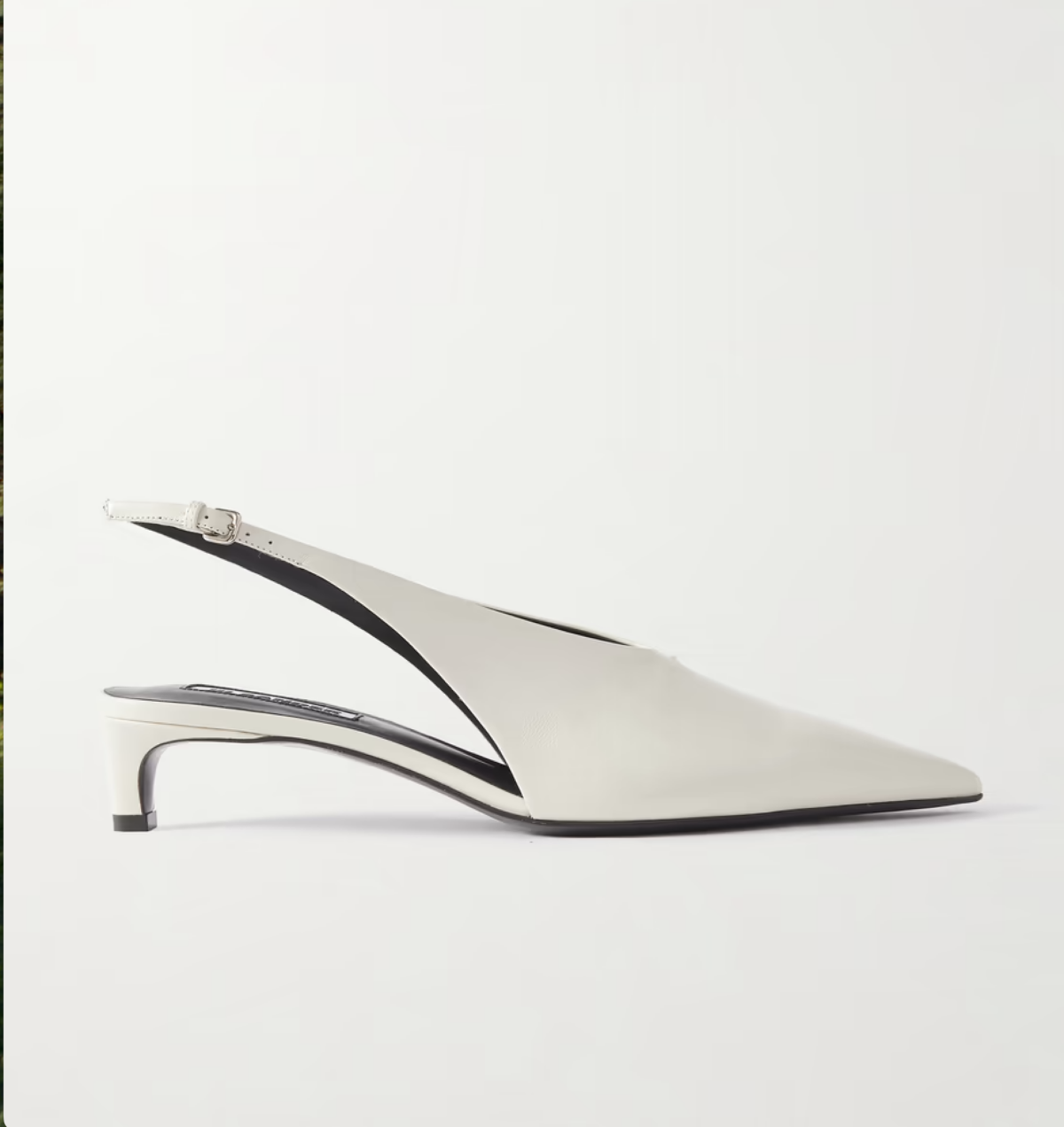 Leather Slingback Pumps