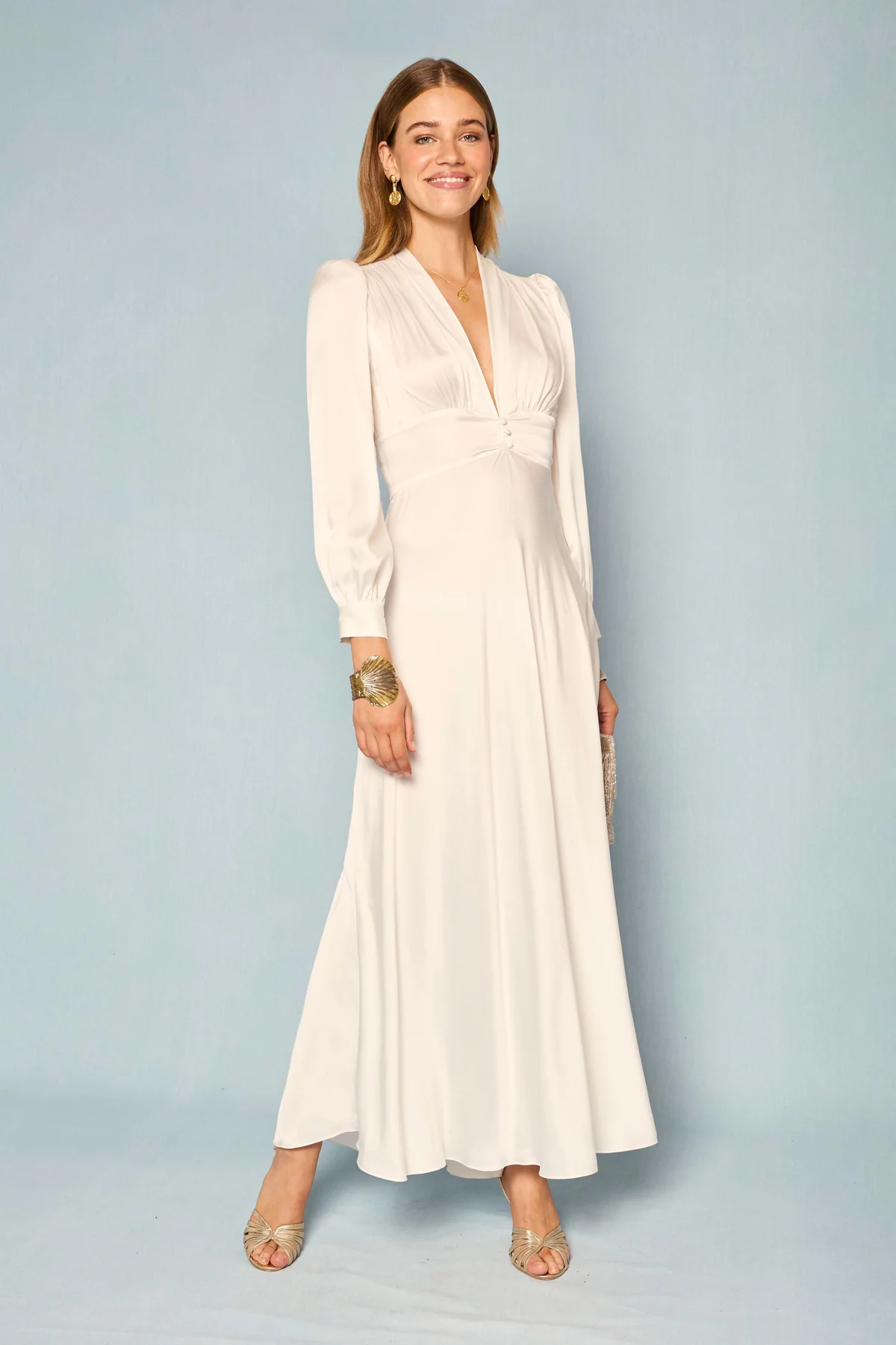 Emory Silk Gown