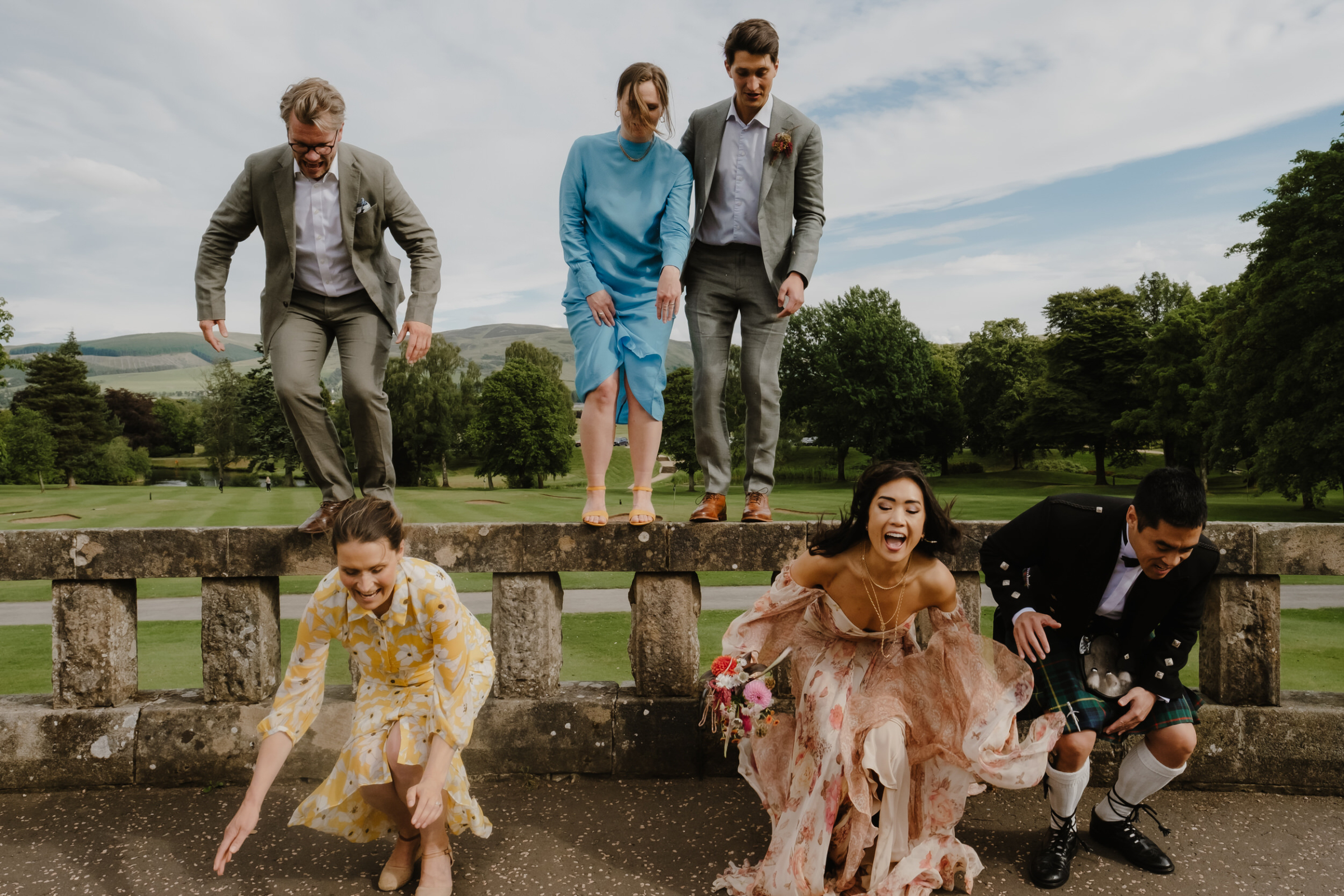 Amanda & Carl's Downton Abbey Meets Peaky Blinders Wedding Weekend at Gleneagles Hotel 21 23 Gleneagles Hotel wedding Harper Scott Photography