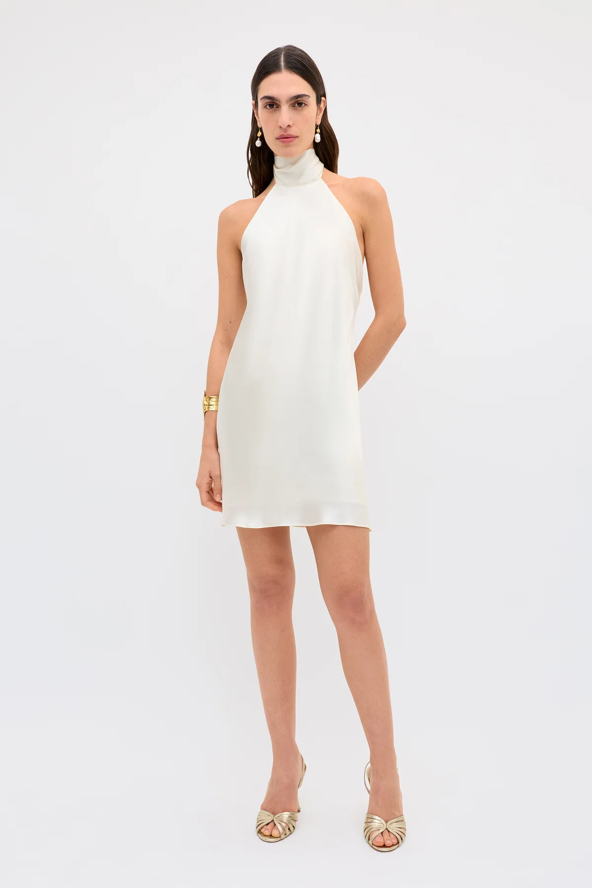 Capucine Silk Mini Dress