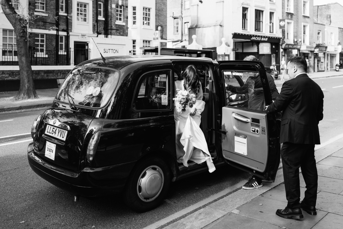 A Sustainable and Elegant London Elopement in Andrea Hawkes Bridal 15 2 Andrea Hawkes Bridal dress London Elopement