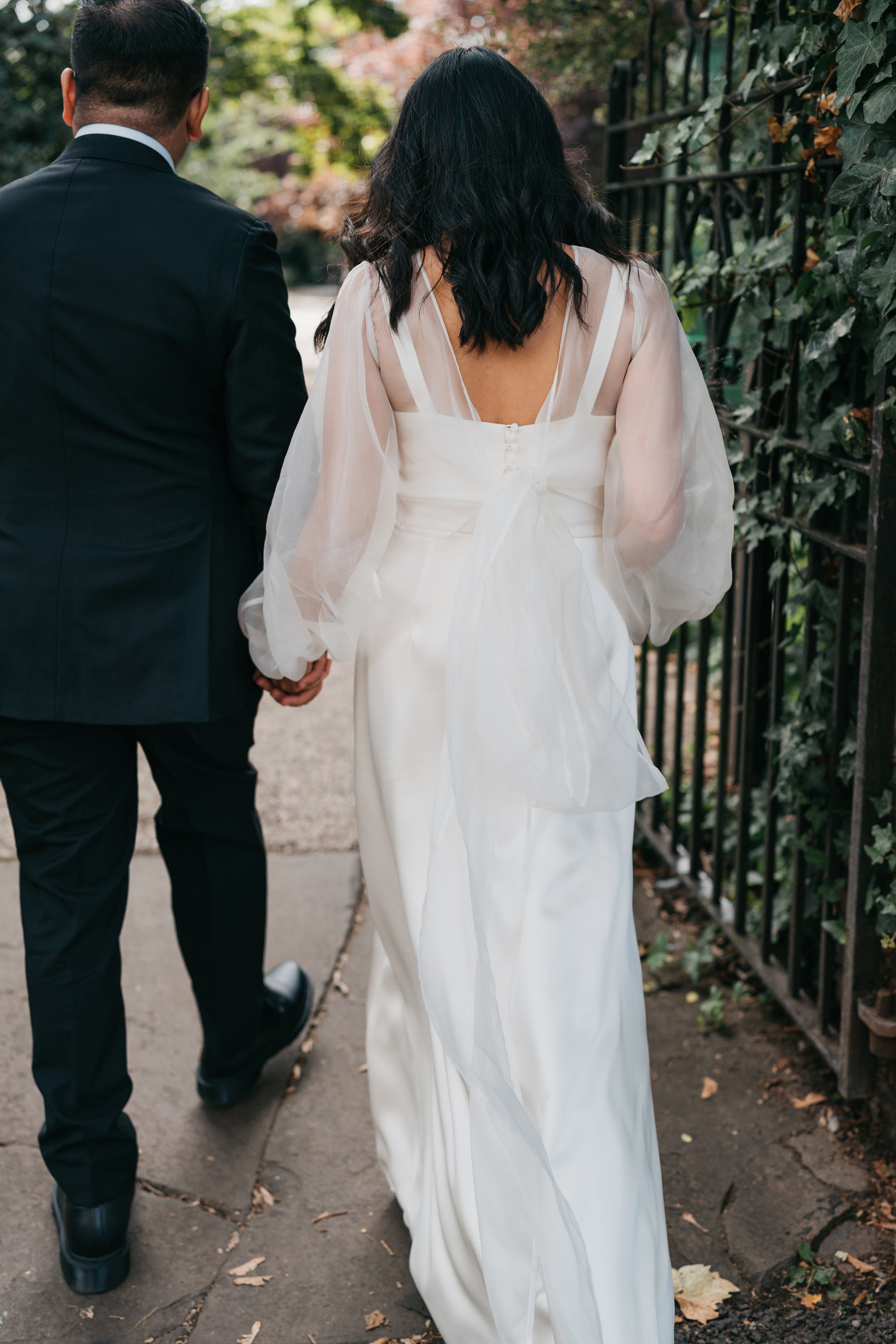A Sustainable and Elegant London Elopement in Andrea Hawkes Bridal 26 55 Andrea Hawkes Bridal dress London Elopement