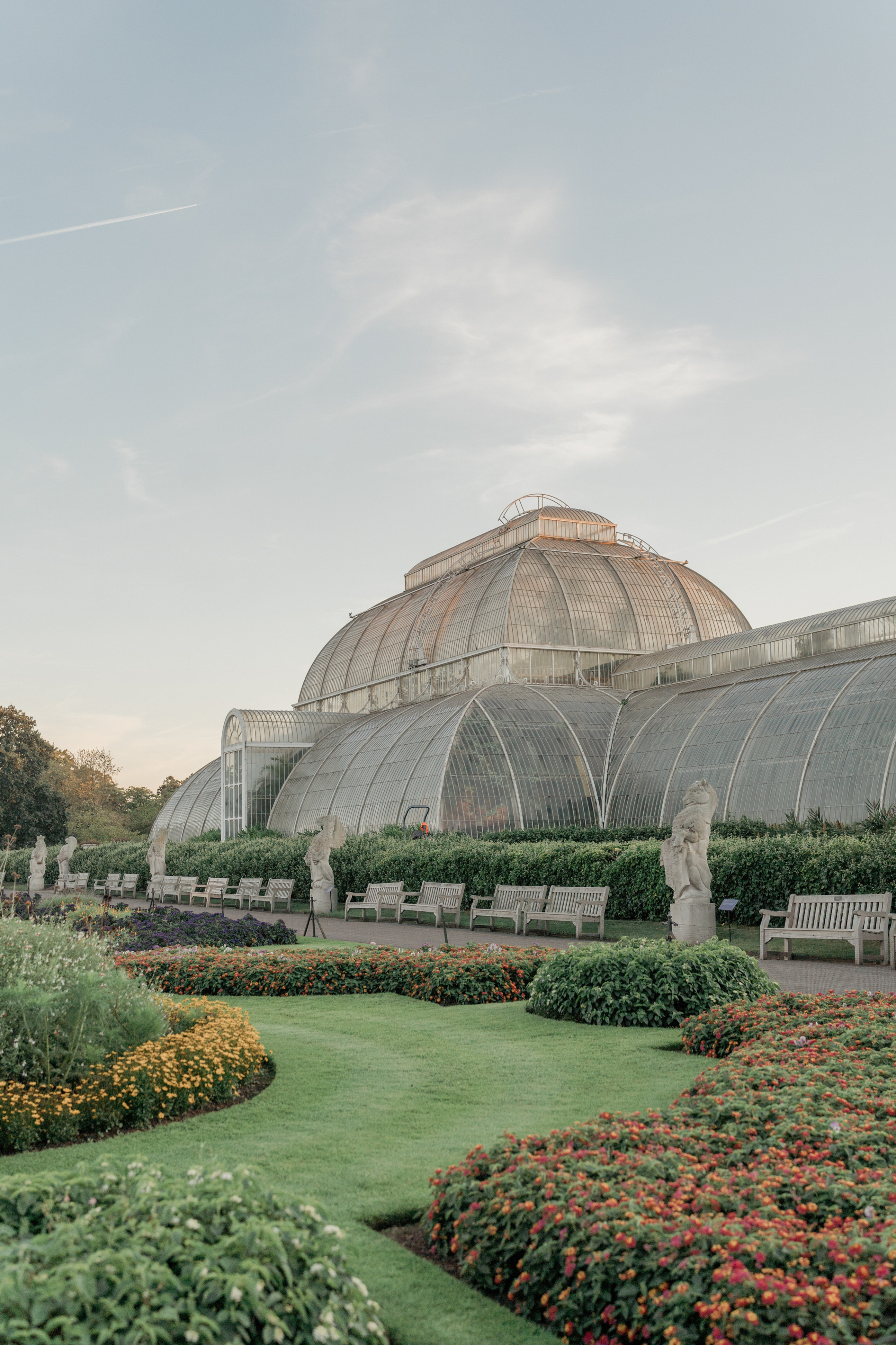 Kew Gardens glass house.