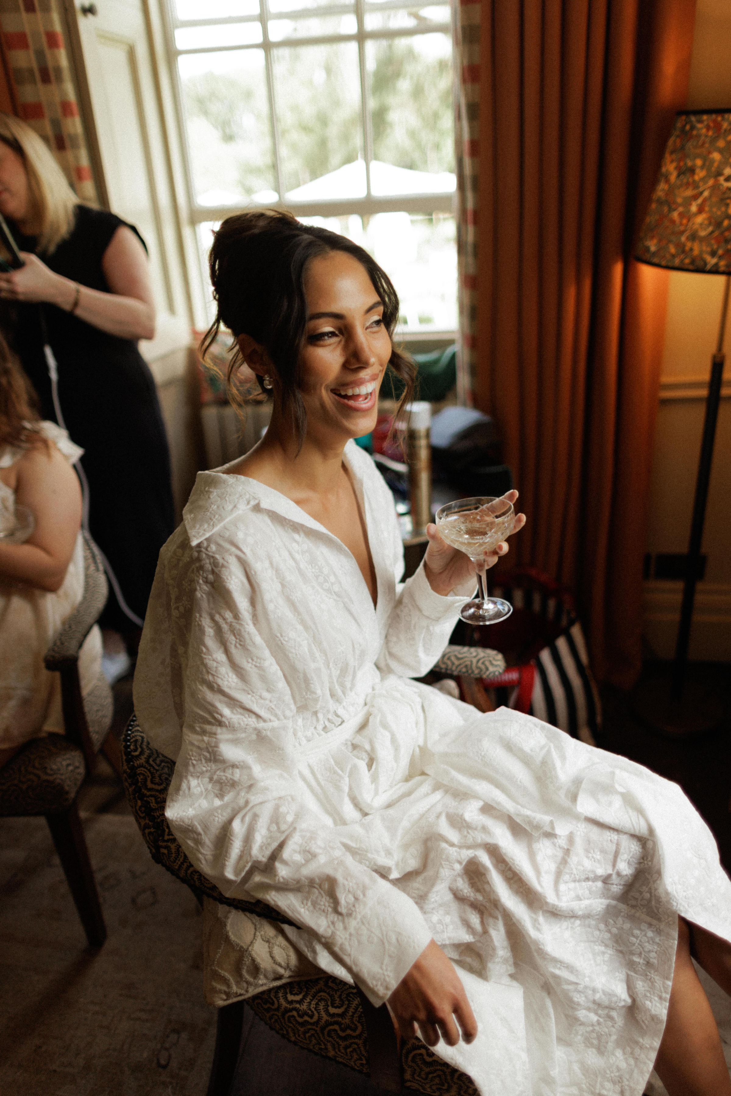 A Romantic Multicultural Wedding at Babington House in Somerset 38 Babington House Wedding The Curries Berta Dress 10