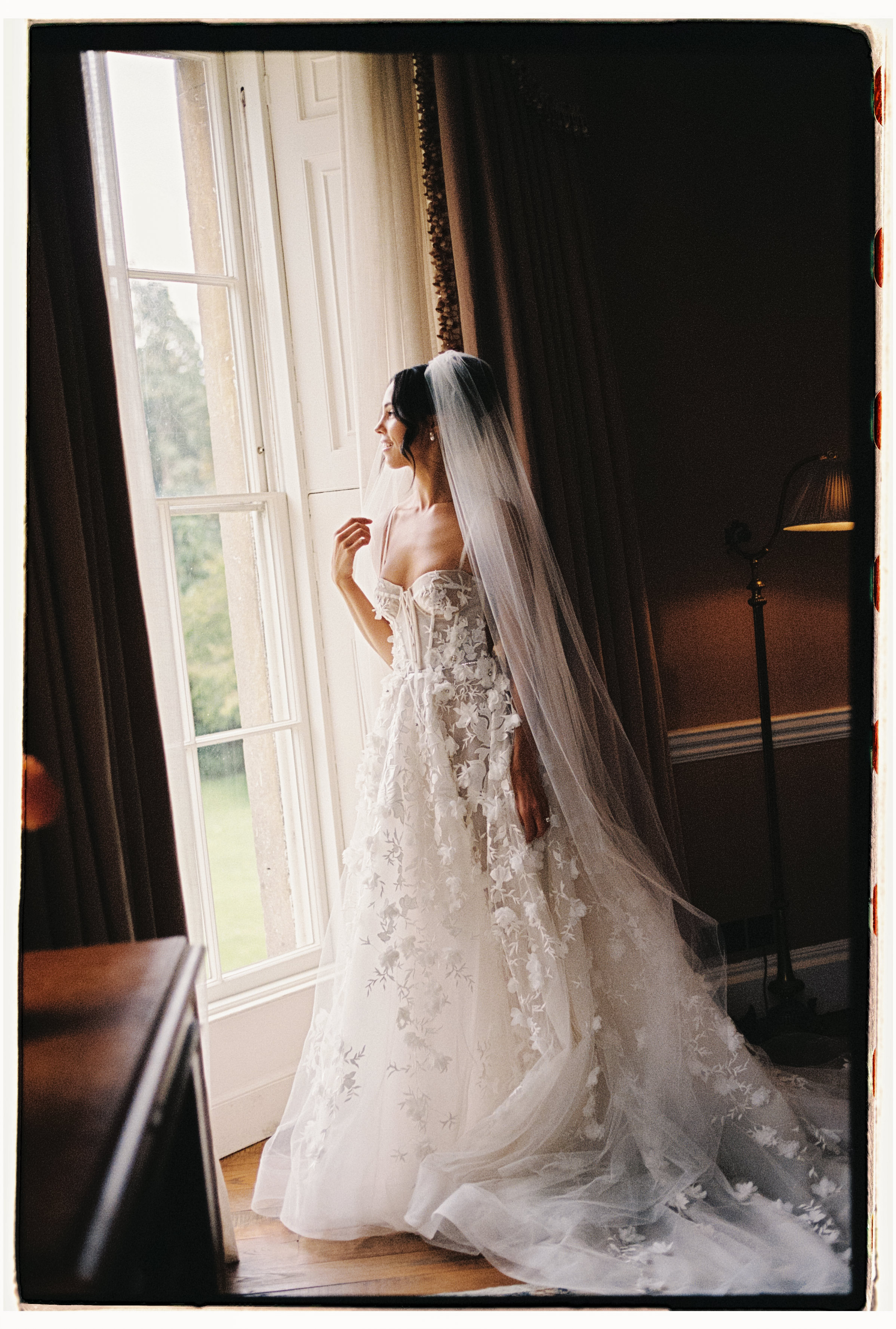 A Romantic Multicultural Wedding at Babington House in Somerset 37 Babington House Wedding The Curries Berta Dress 142