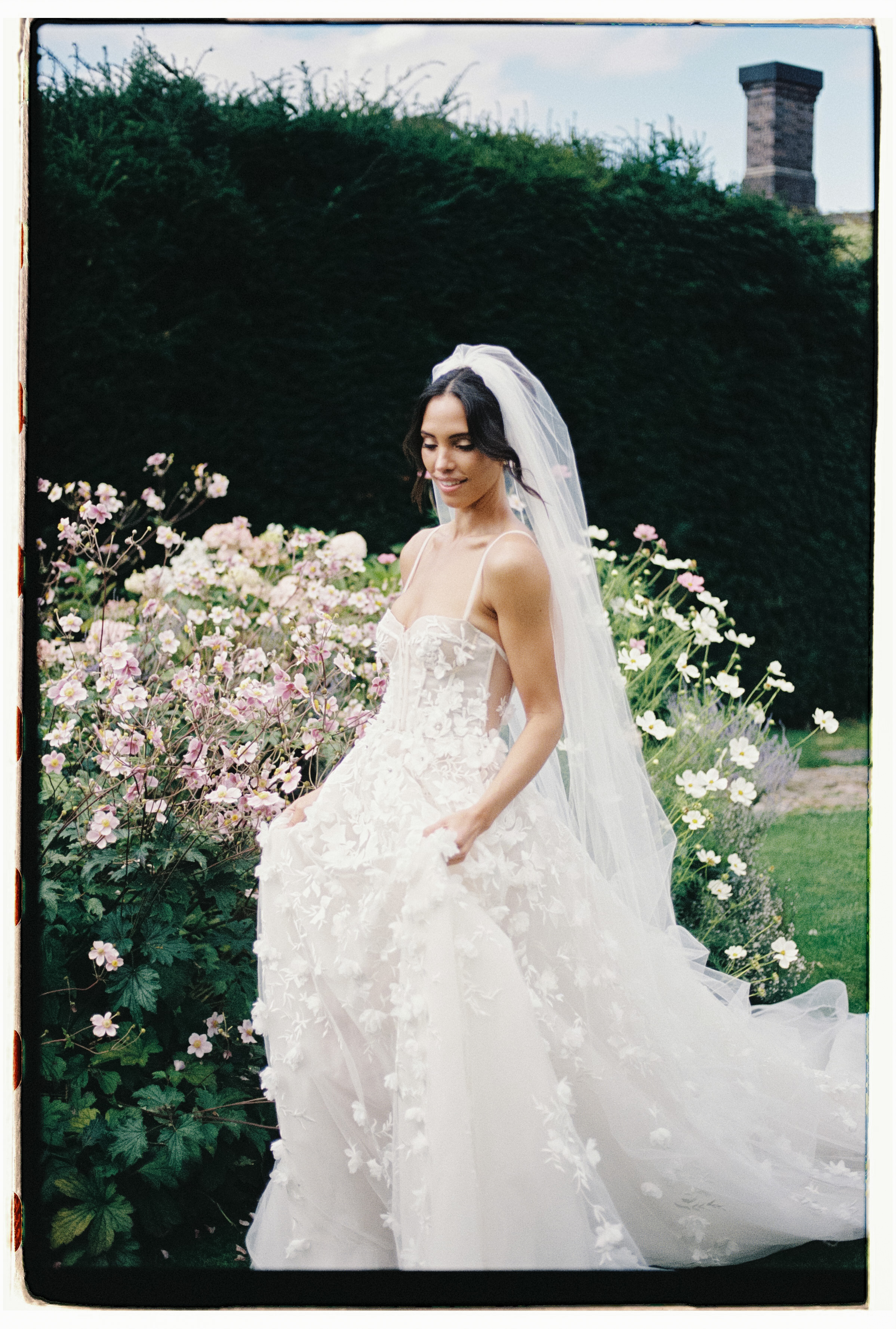 A Romantic Multicultural Wedding at Babington House in Somerset 40 Babington House Wedding The Curries Berta Dress 146