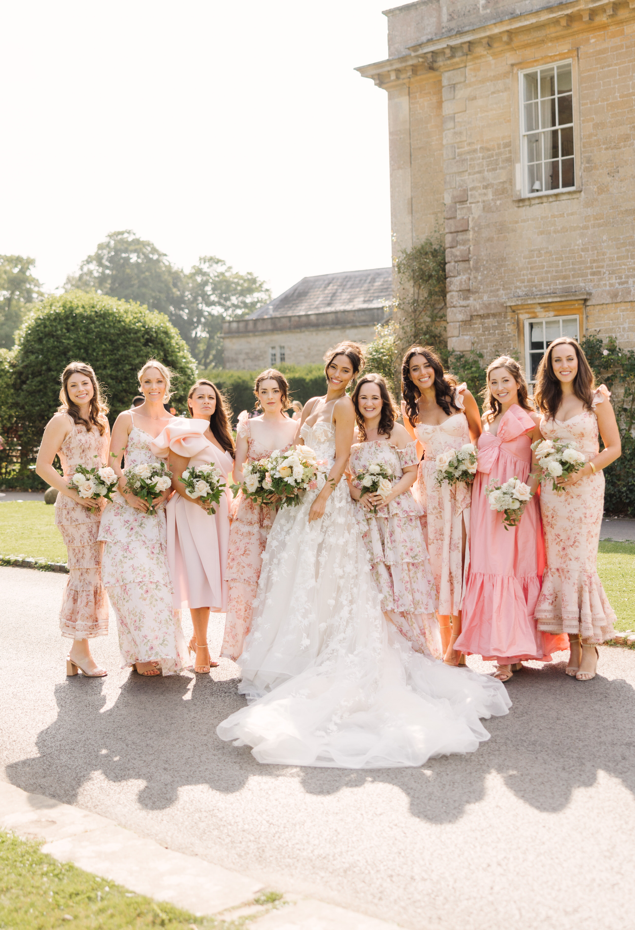 A Romantic Multicultural Wedding at Babington House in Somerset 41 Babington House Wedding The Curries Berta Dress 44