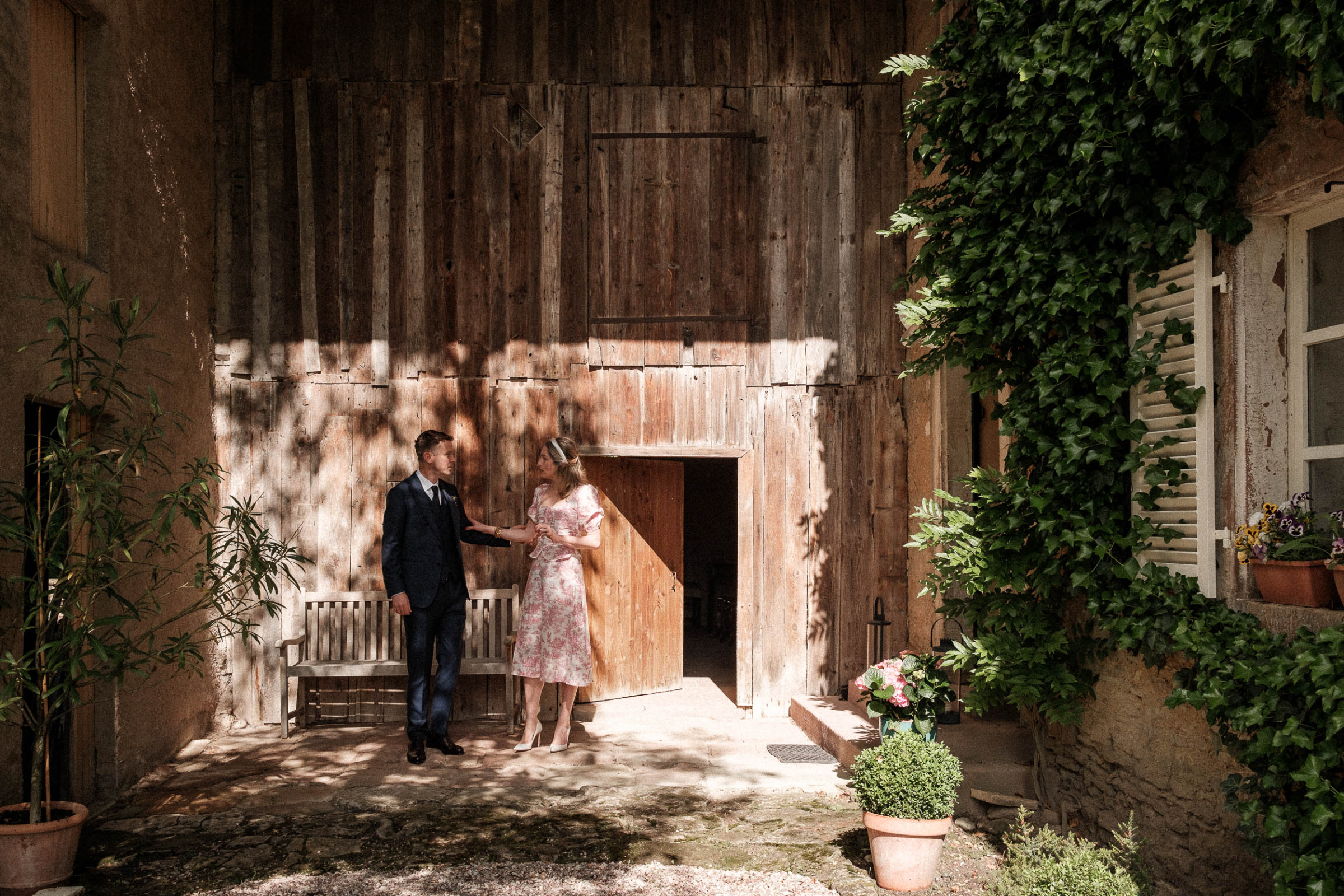 Intimate French village wedding 8