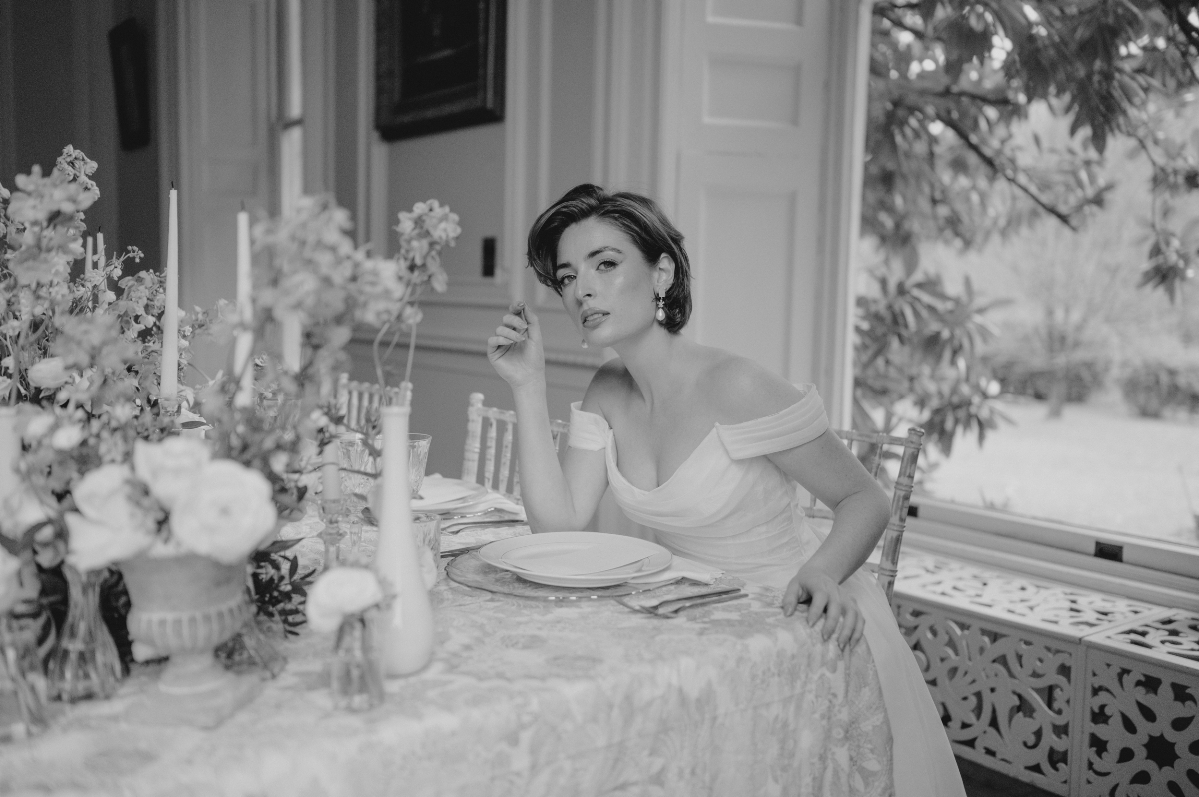 Something Blue Wedding Editorial Rownhams House 67