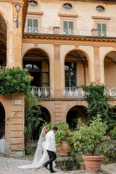 Destination wedding at Villa di Striano Italy