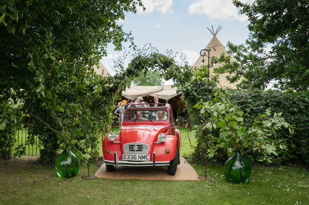 A Teepee & Bell Tent Wedding in Greens & Buttermilk Yellow 73 Halfpenny London Teepee wedding at home 70