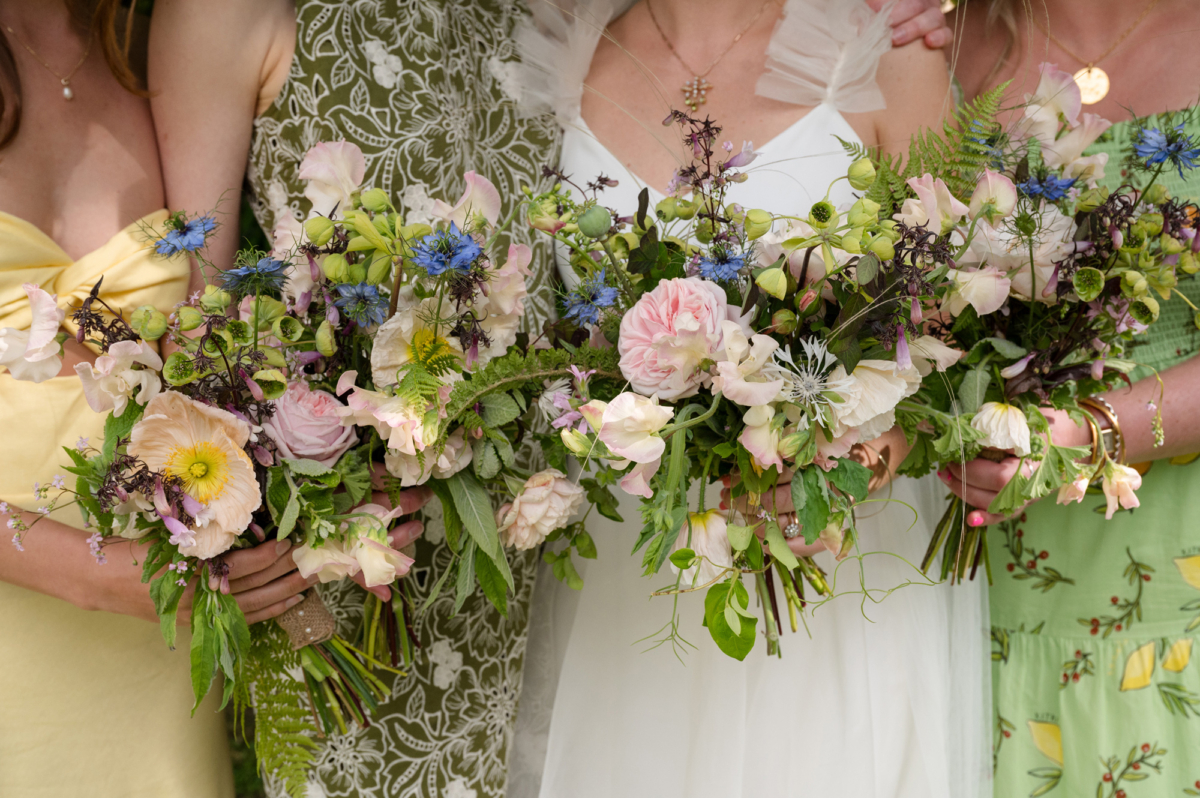 A Teepee & Bell Tent Wedding in Greens & Buttermilk Yellow 70 Halfpenny London Teepee wedding at home 80