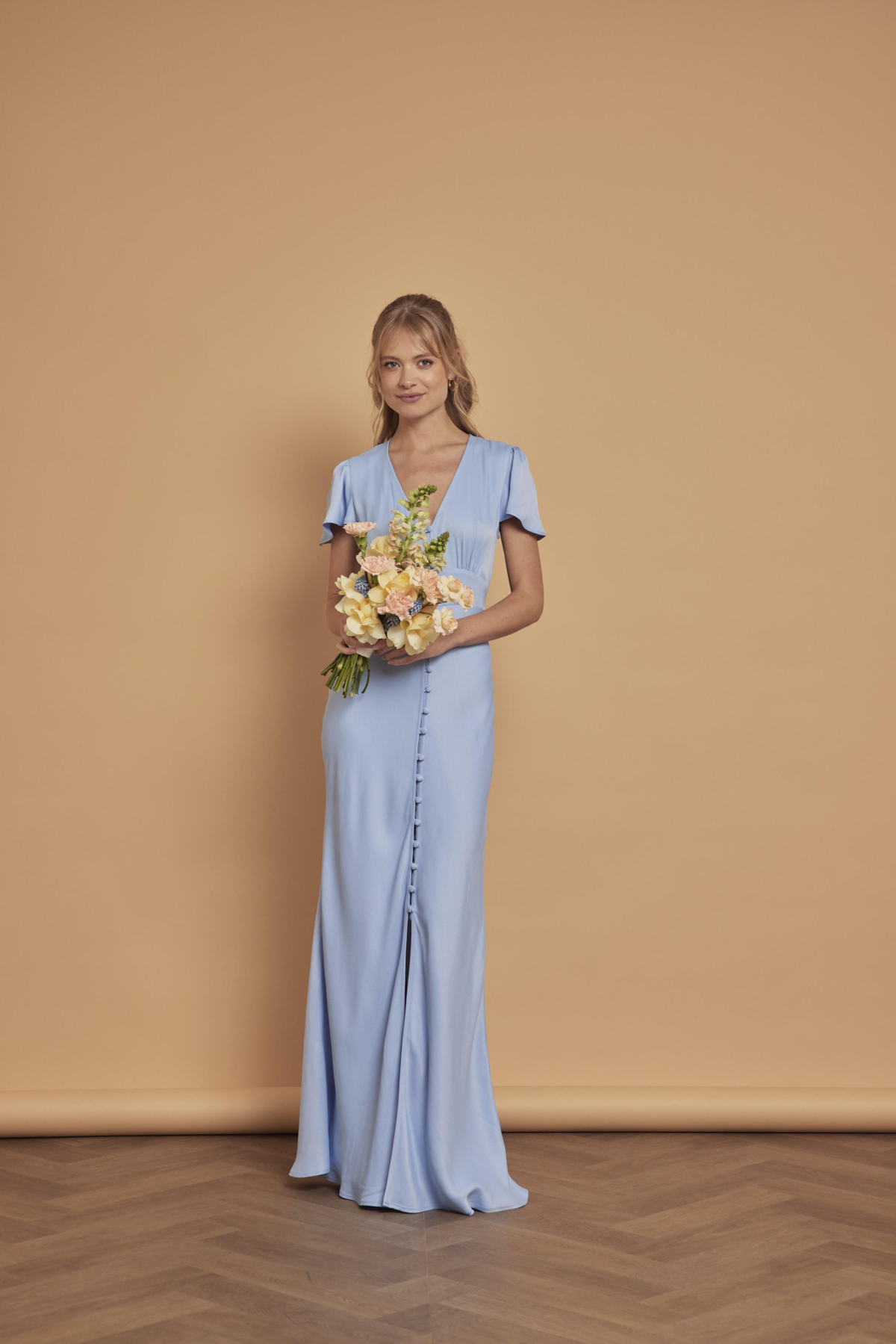 5 Minutes to Perfect Bridesmaid Dresses 6 Pale blue bridesmaids dress by Maids to Measure