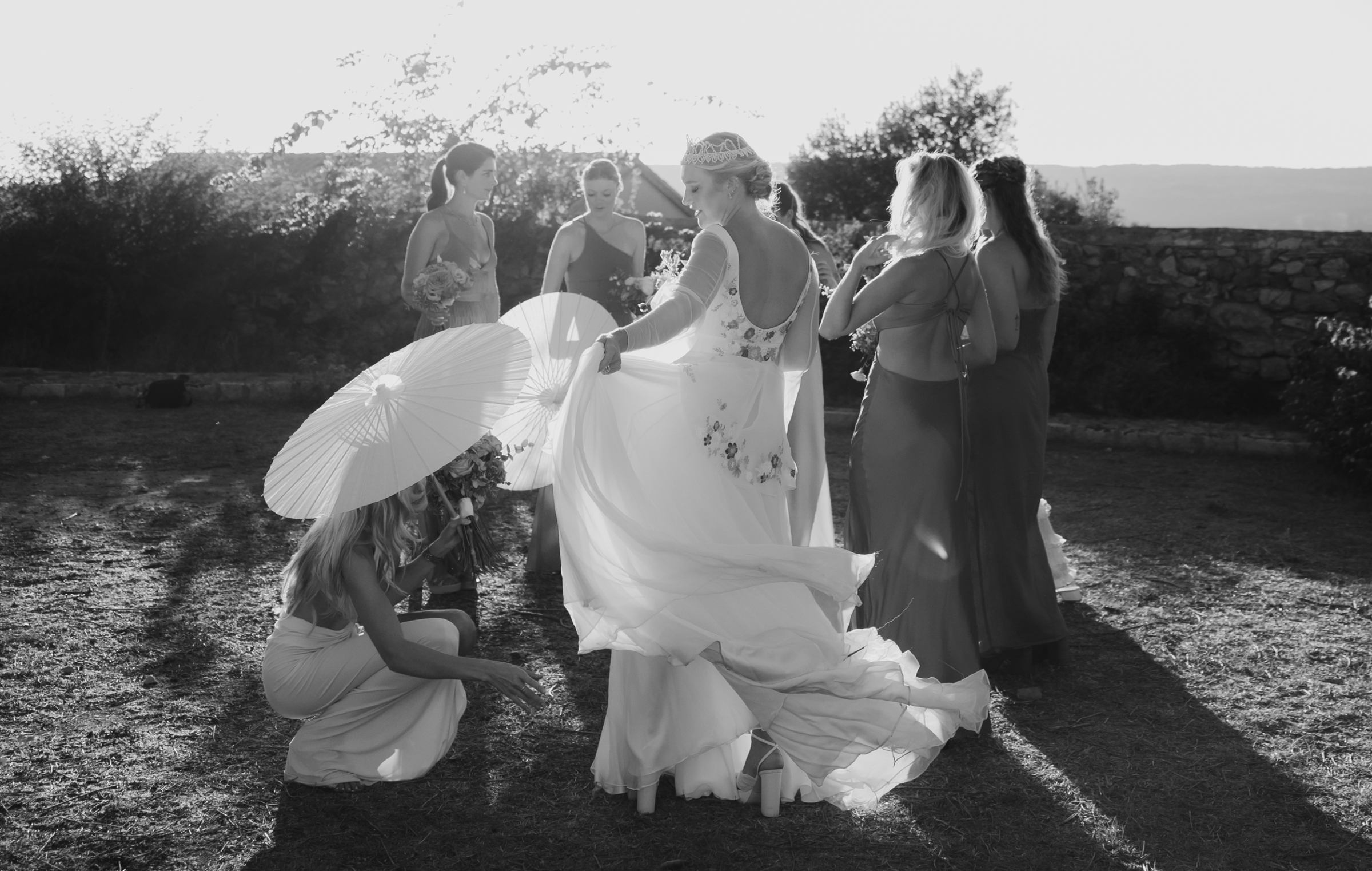 A Colourful Wedding in Greece with a 70s Vibe & Bespoke Wilden London Dress 57 Wedding in Greece Wilden London 110