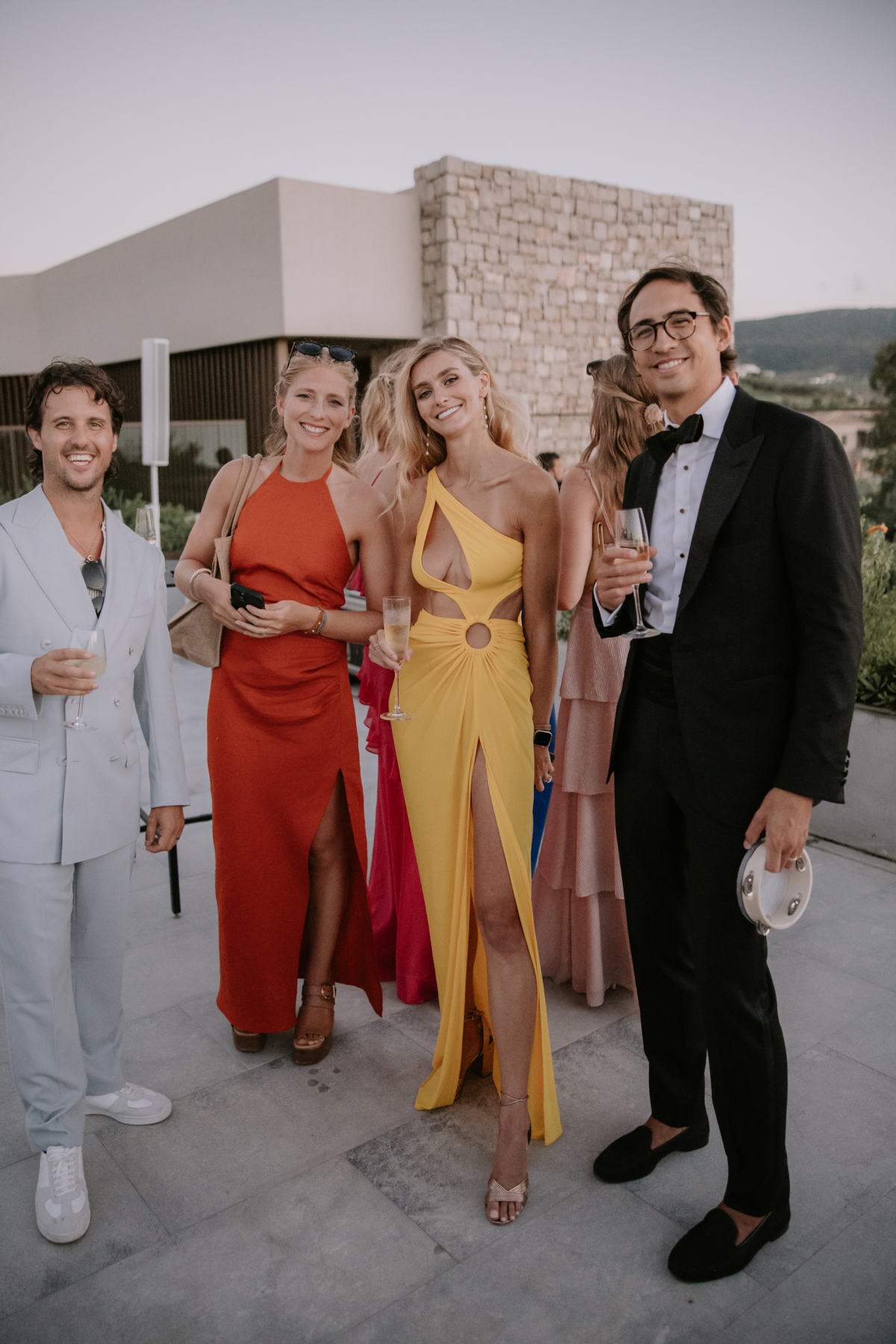 A Colourful Wedding in Greece with a 70s Vibe & Bespoke Wilden London Dress 66 Wedding in Greece Wilden London 152