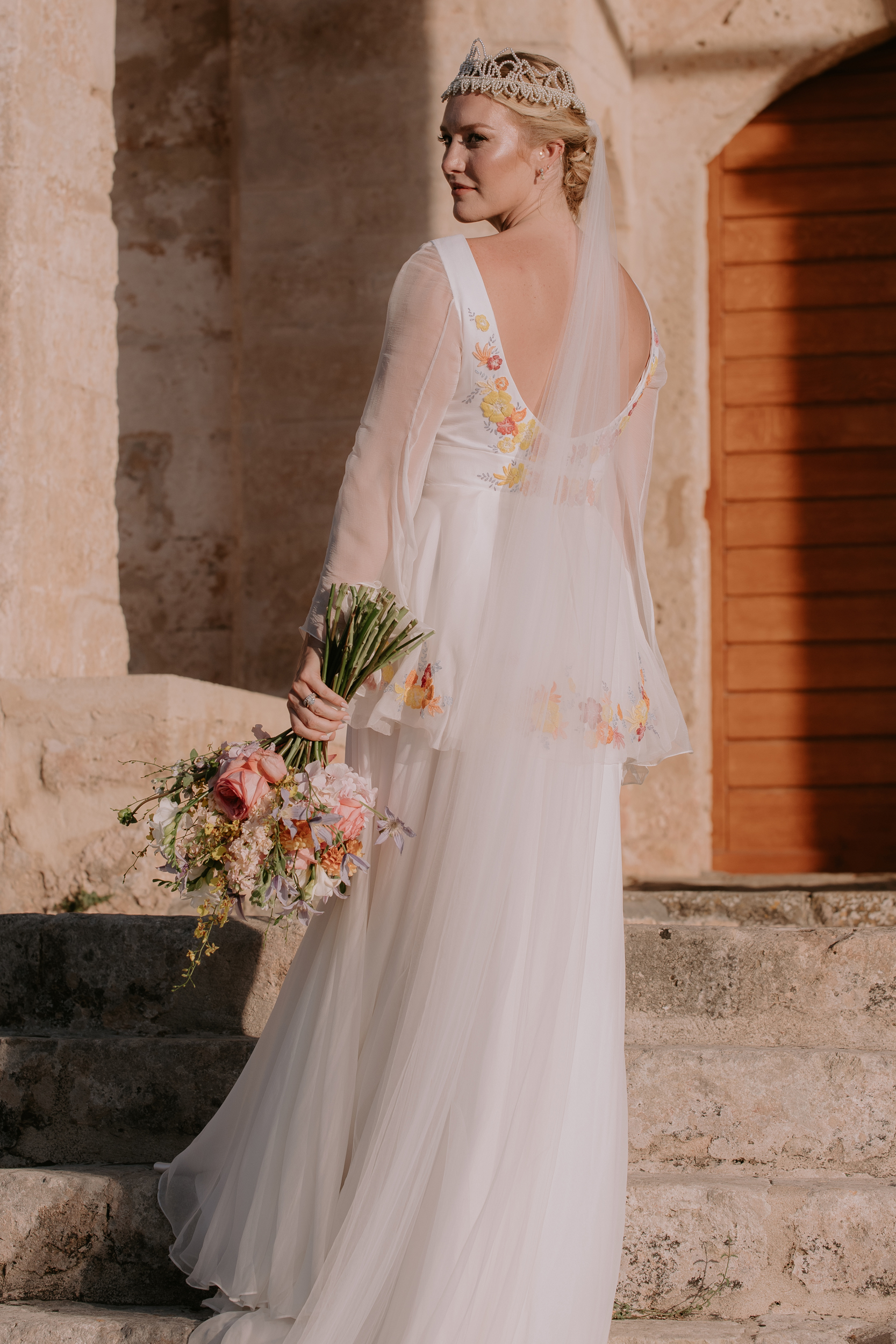 A Colourful Wedding in Greece with a 70s Vibe & Bespoke Wilden London Dress 46 Wedding in Greece Wilden London 153