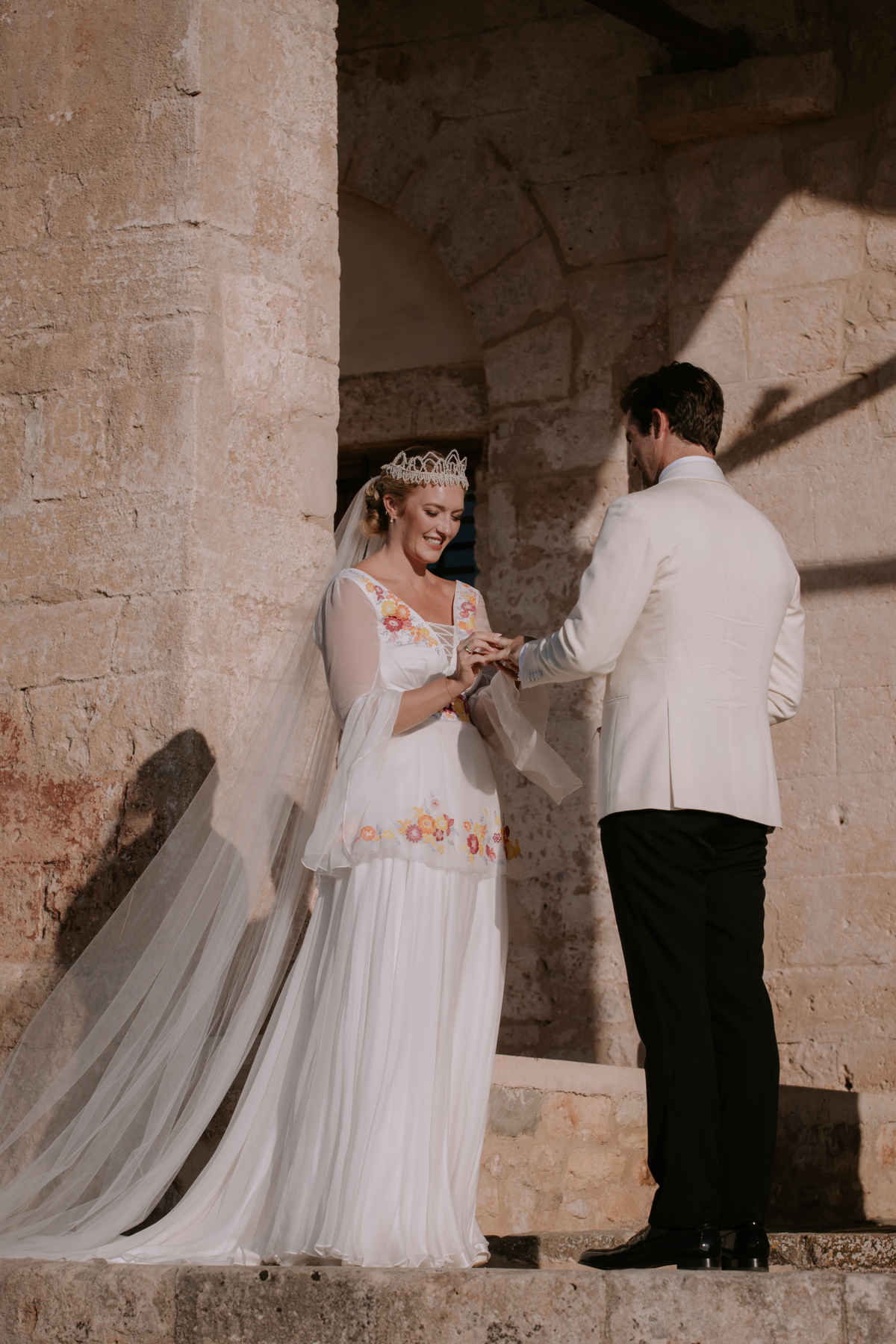 A Colourful Wedding in Greece with a 70s Vibe & Bespoke Wilden London Dress 53 Wedding in Greece Wilden London 79