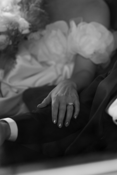Laura & Alex’s Colourful, Black Tie Wedding at Woodmancote Place