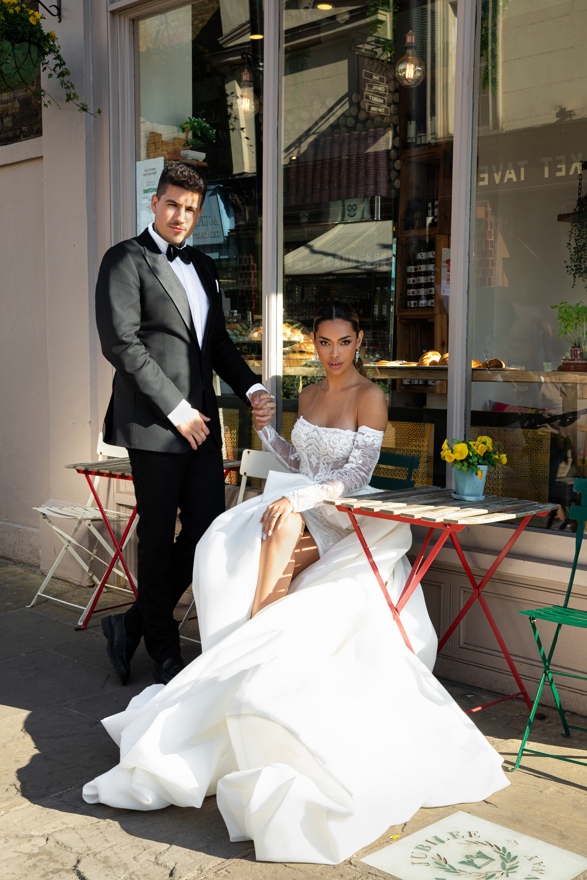 Modern City Wedding Editorial with a Timeless Romantic Edge 9 mirror mirror couture bridal 60