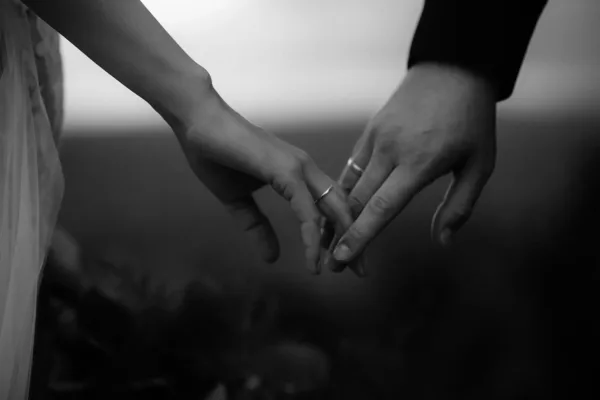 intimate elopement moment in Scotland