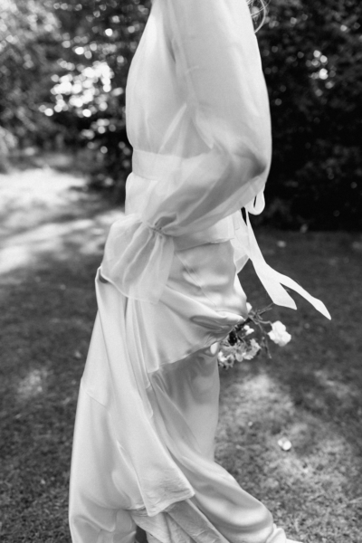 Katie in The Own Studio For Her Elegant Summer Wedding at Broadfield Court