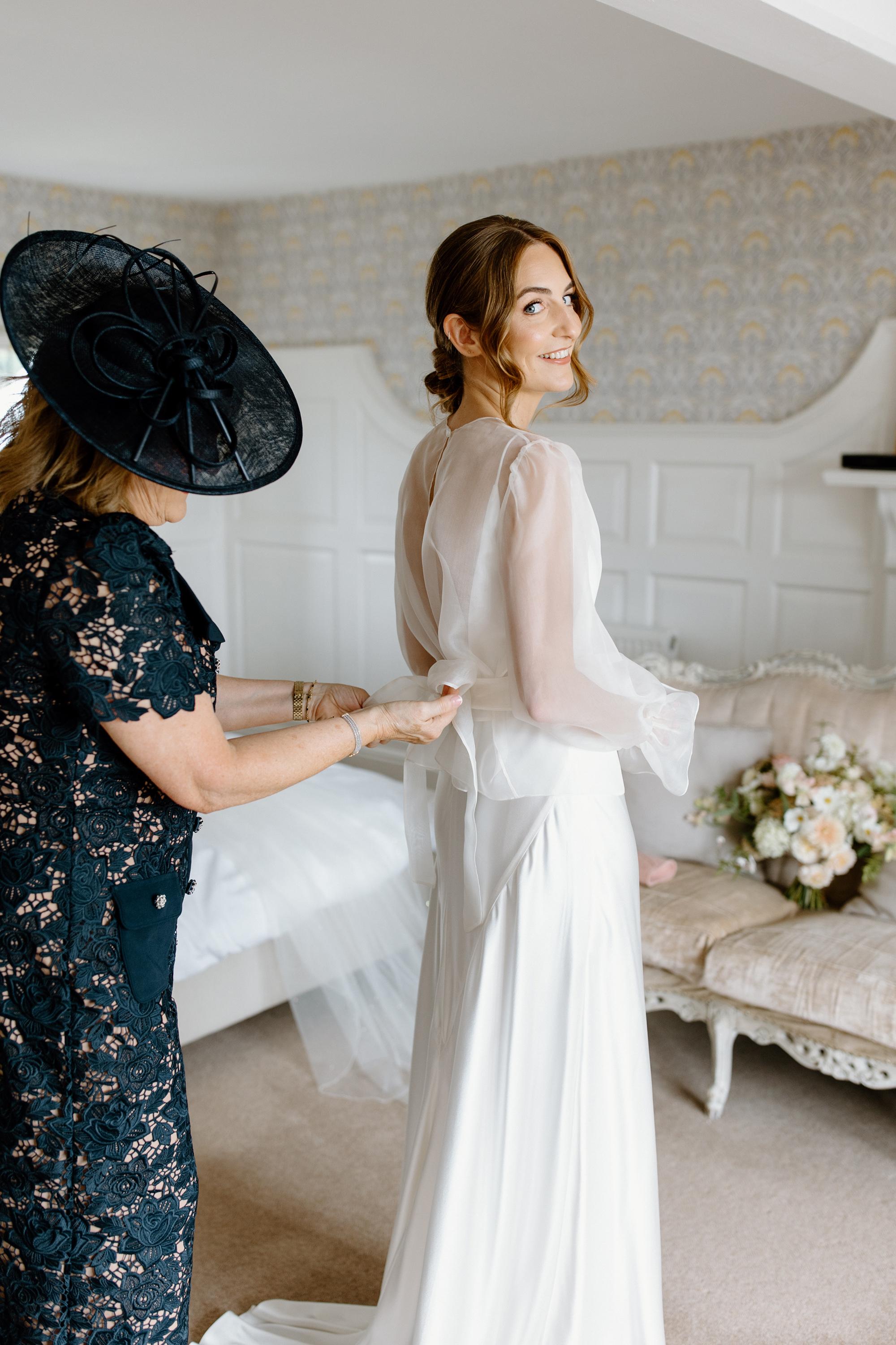 Katie in The Own Studio For Her Elegant Summer Wedding at Broadfield Court 18 Broadfield Court Wedding 29