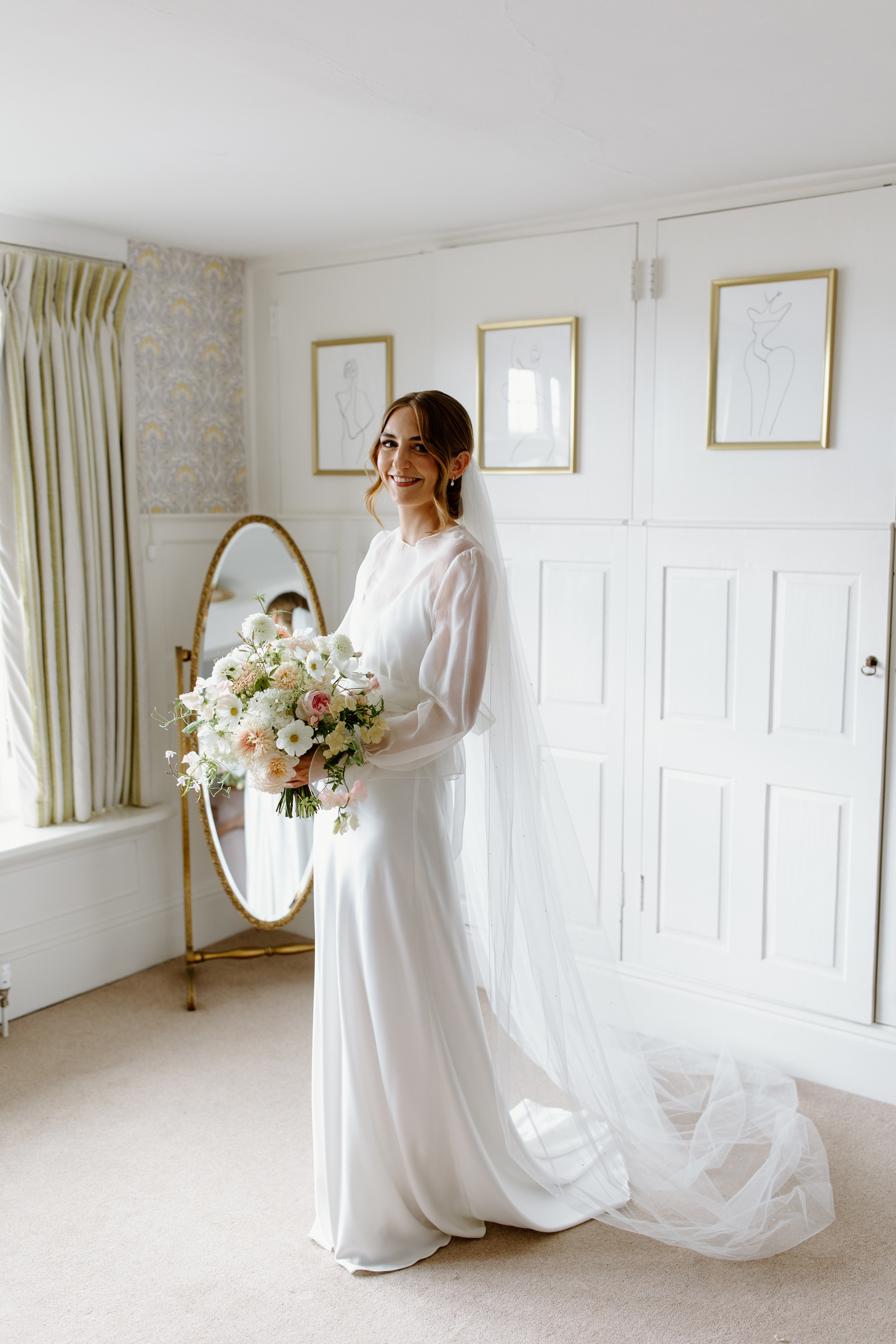 Katie in The Own Studio For Her Elegant Summer Wedding at Broadfield Court 14 Broadfield Court Wedding 41 1